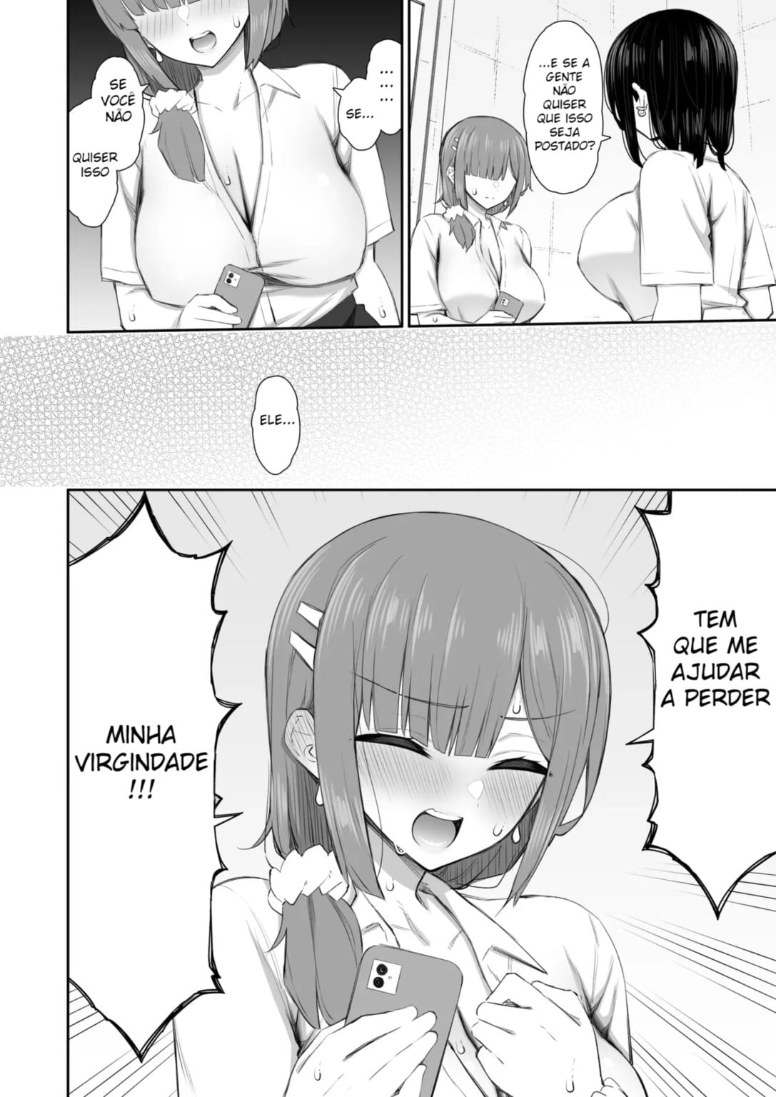 A Veterana Gyaru Que Fugiu de Casa Me Deixa Foder Ela Facinho 4 — página 28