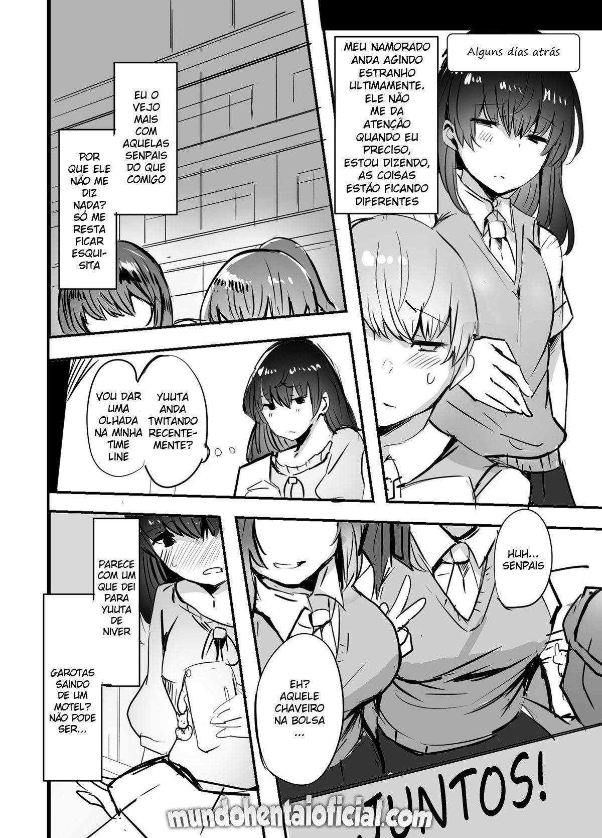 A Senpai do Clube da Minha Namorada Que é Bastante Provocadora — página 36