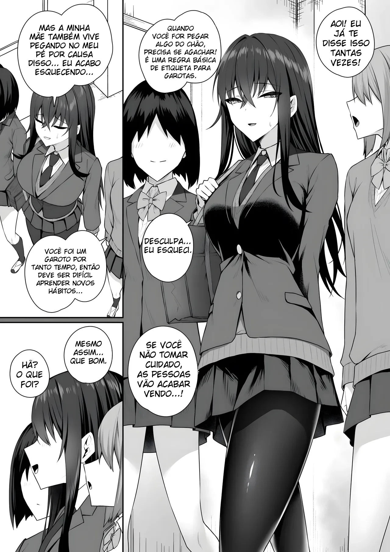 A Gyaru e Eu Trocamos de Sexo ~ Minha Versão Fêmea e o Novato — página 6