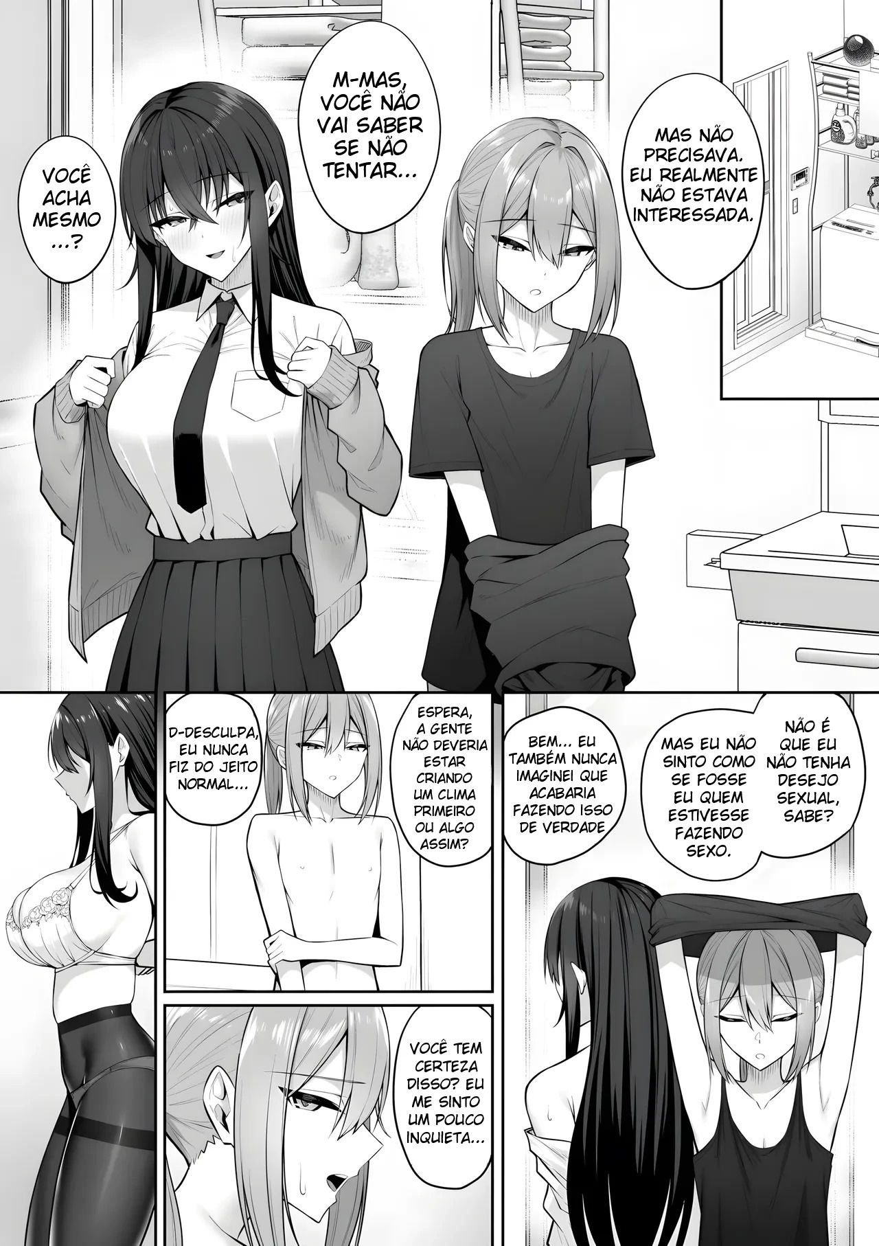 A Gyaru e Eu Trocamos de Sexo ~ Minha Versão Fêmea e o Novato — página 34