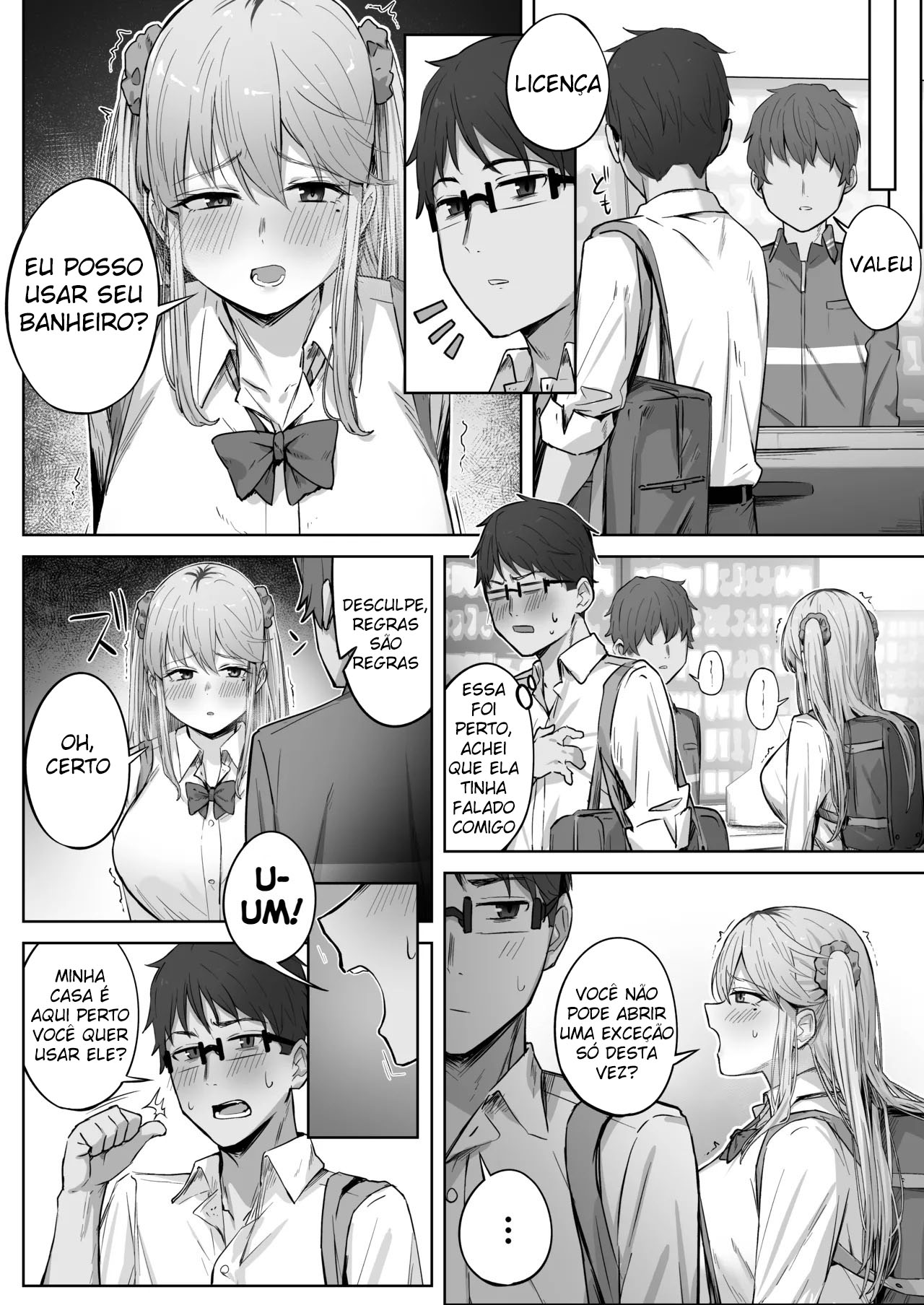 A Gyaru Popular da Turma Tinha Como Complexos o Fato de se Mijar e Seus Mamilos Invertidos. — página 5