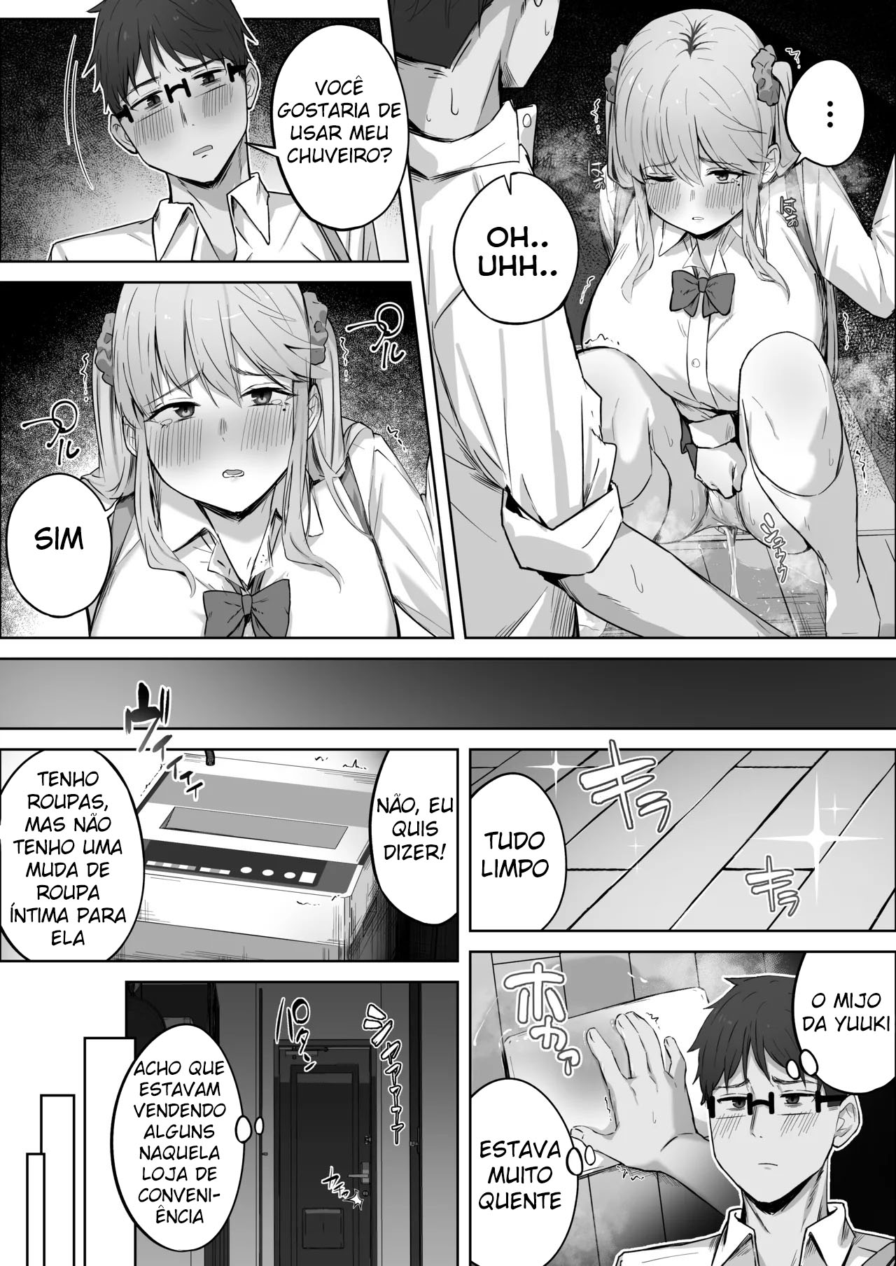 A Gyaru Popular da Turma Tinha Como Complexos o Fato de se Mijar e Seus Mamilos Invertidos. — página 10