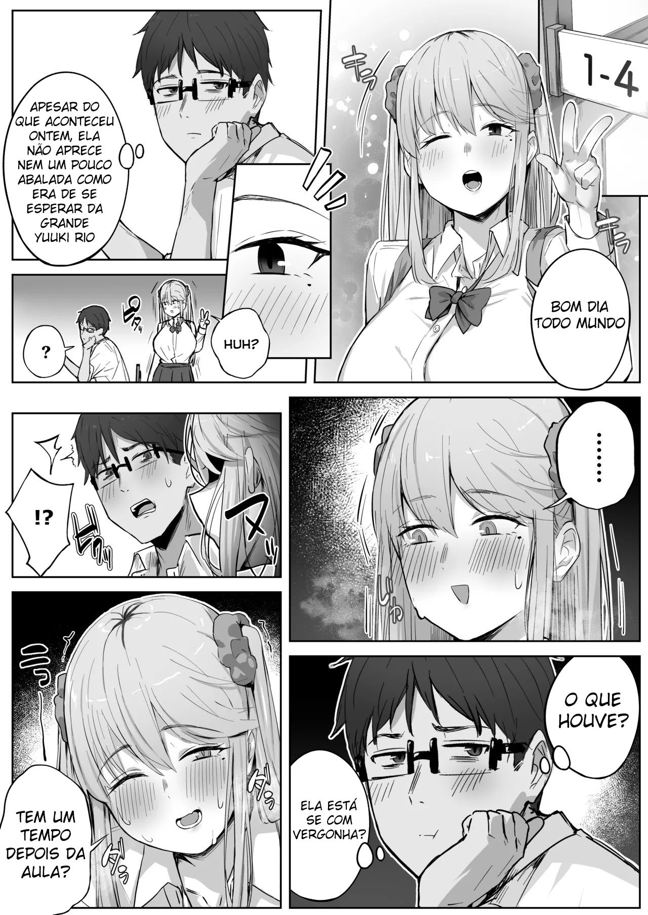 A Gyaru Popular da Turma Tinha Como Complexos o Fato de se Mijar e Seus Mamilos Invertidos. — página 13