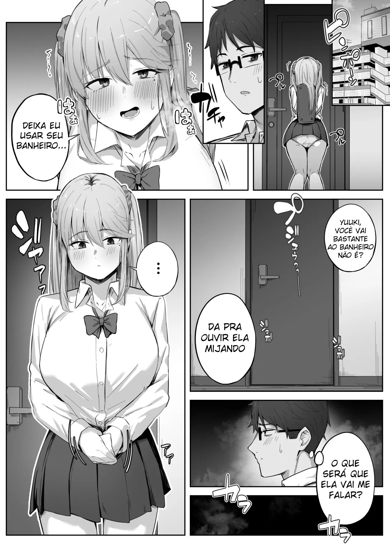 A Gyaru Popular da Turma Tinha Como Complexos o Fato de se Mijar e Seus Mamilos Invertidos. — página 14