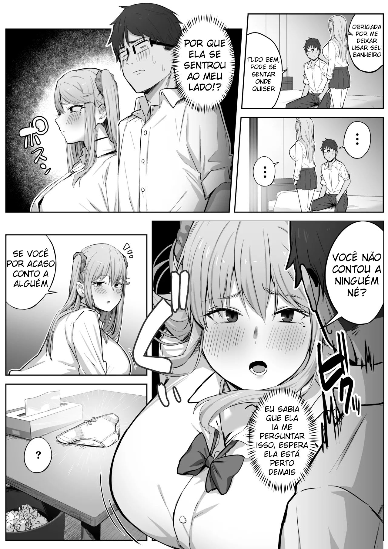 A Gyaru Popular da Turma Tinha Como Complexos o Fato de se Mijar e Seus Mamilos Invertidos. — página 15