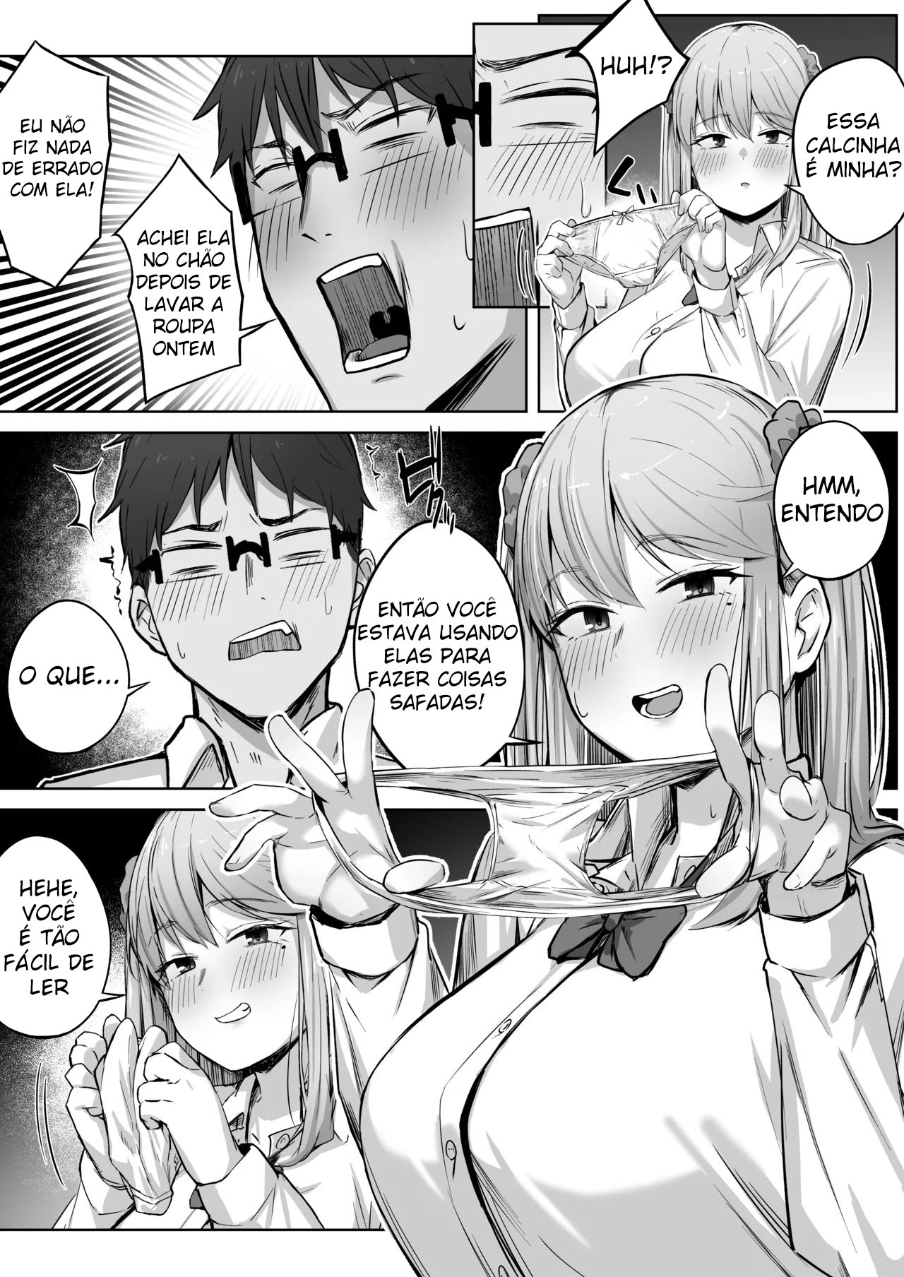 A Gyaru Popular da Turma Tinha Como Complexos o Fato de se Mijar e Seus Mamilos Invertidos. — página 16
