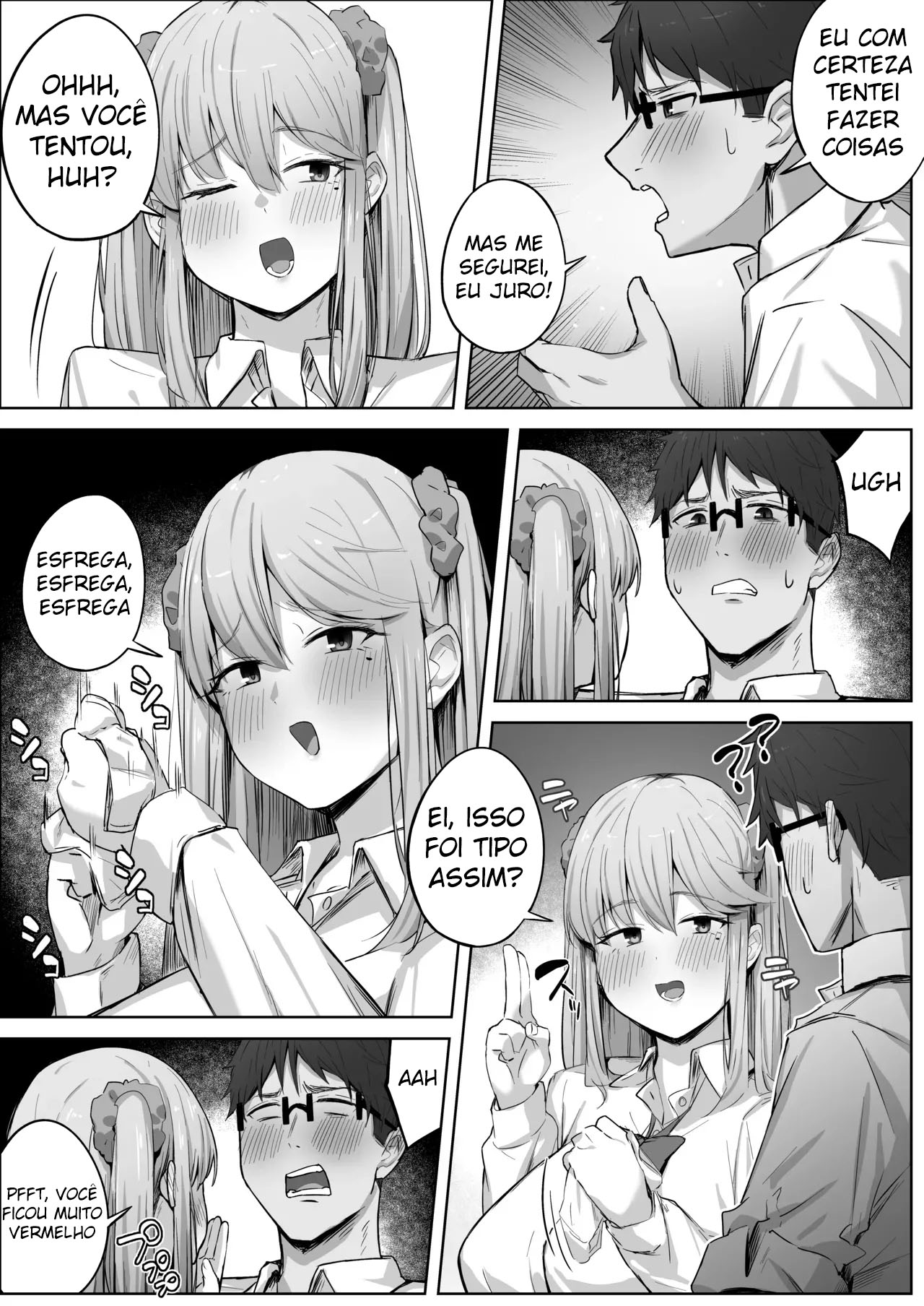 A Gyaru Popular da Turma Tinha Como Complexos o Fato de se Mijar e Seus Mamilos Invertidos. — página 17