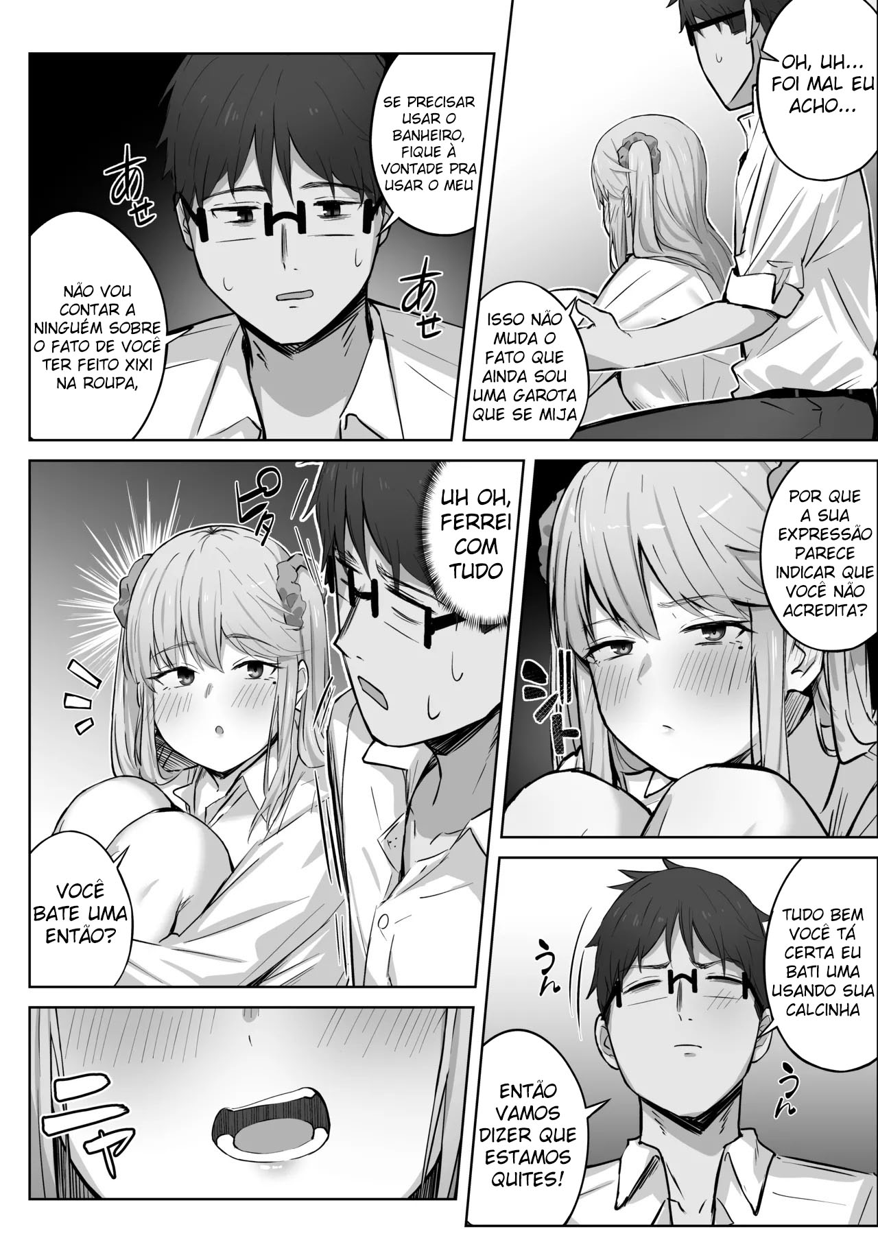 A Gyaru Popular da Turma Tinha Como Complexos o Fato de se Mijar e Seus Mamilos Invertidos. — página 21