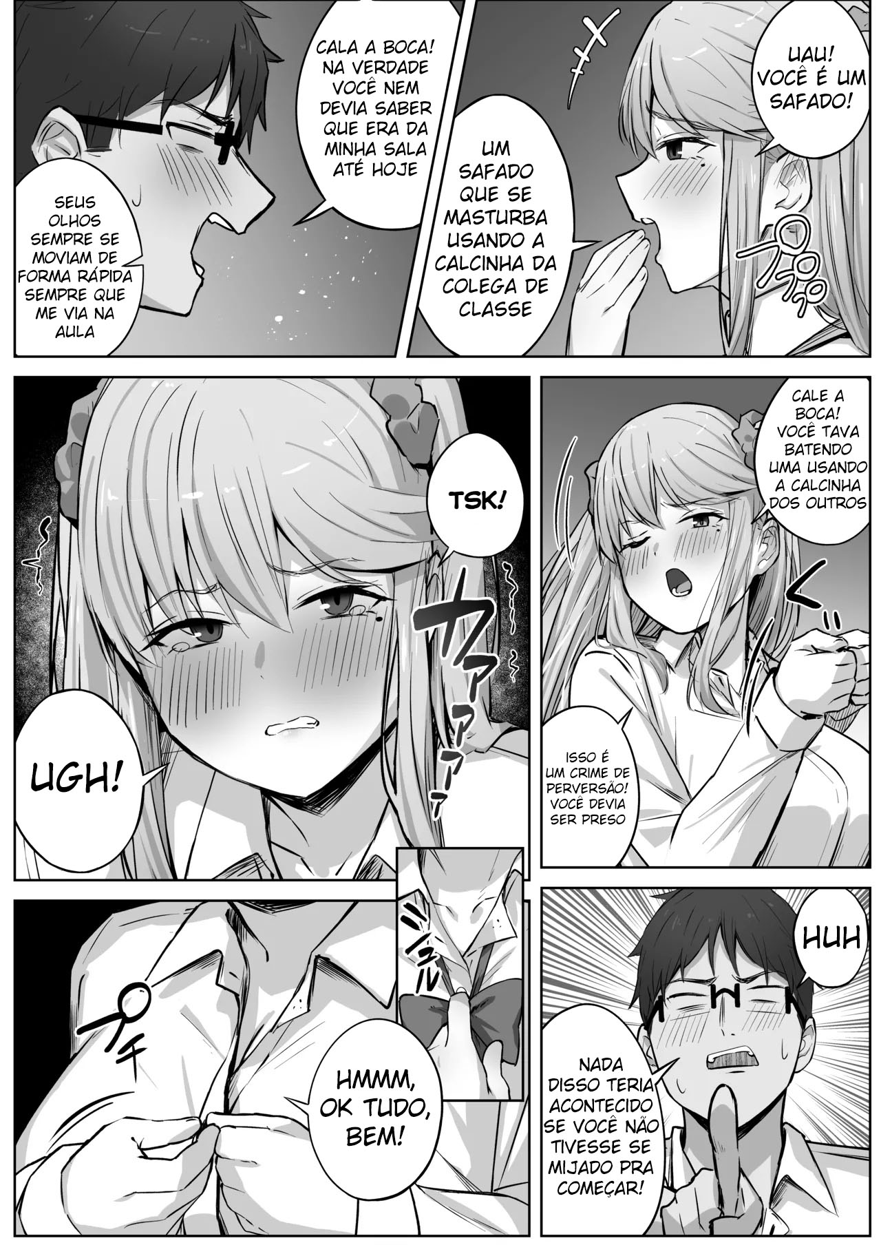 A Gyaru Popular da Turma Tinha Como Complexos o Fato de se Mijar e Seus Mamilos Invertidos. — página 22