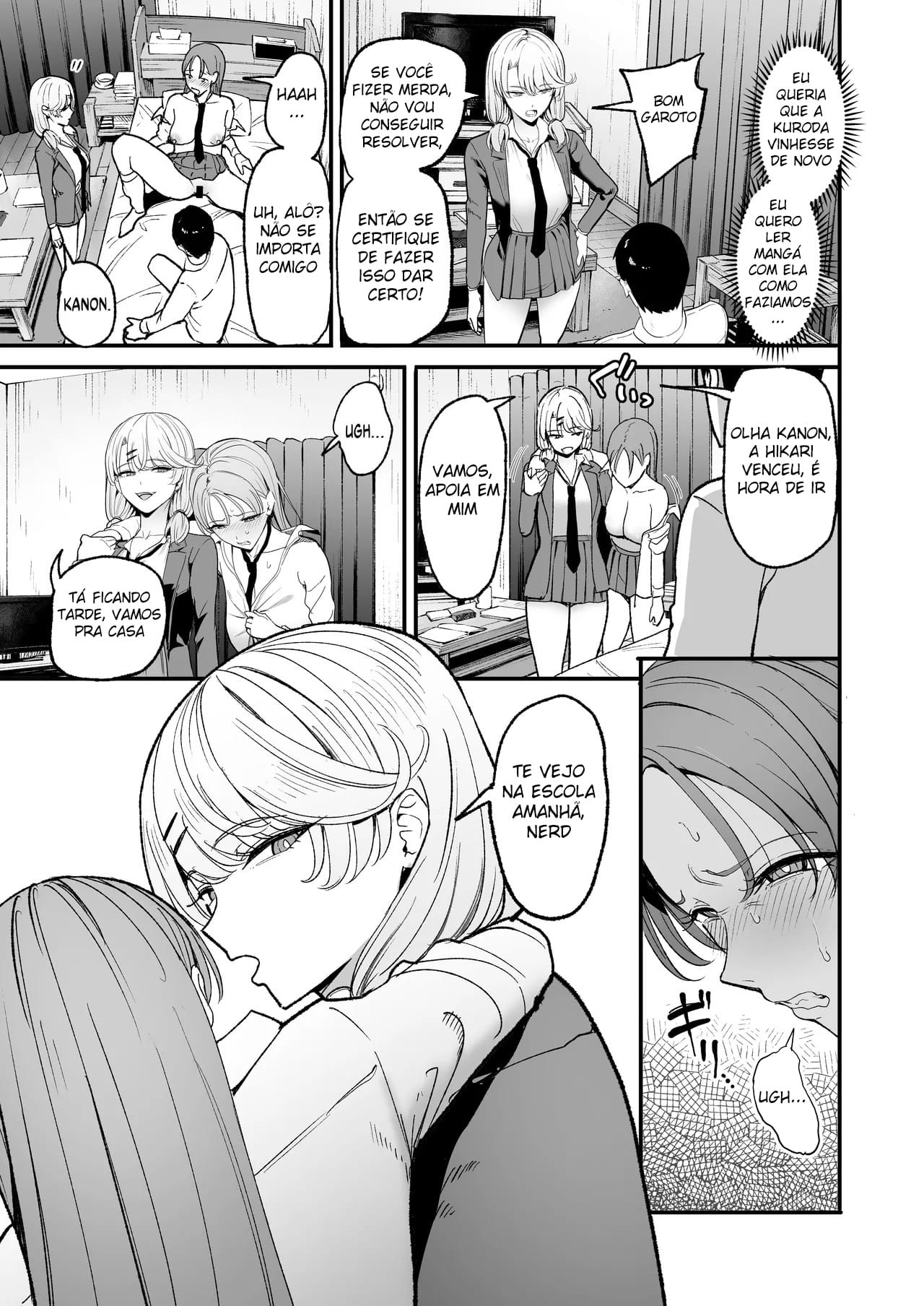 Minha Amiga Gyaru me Deixa Usar a Buceta Dela 5 — página 5