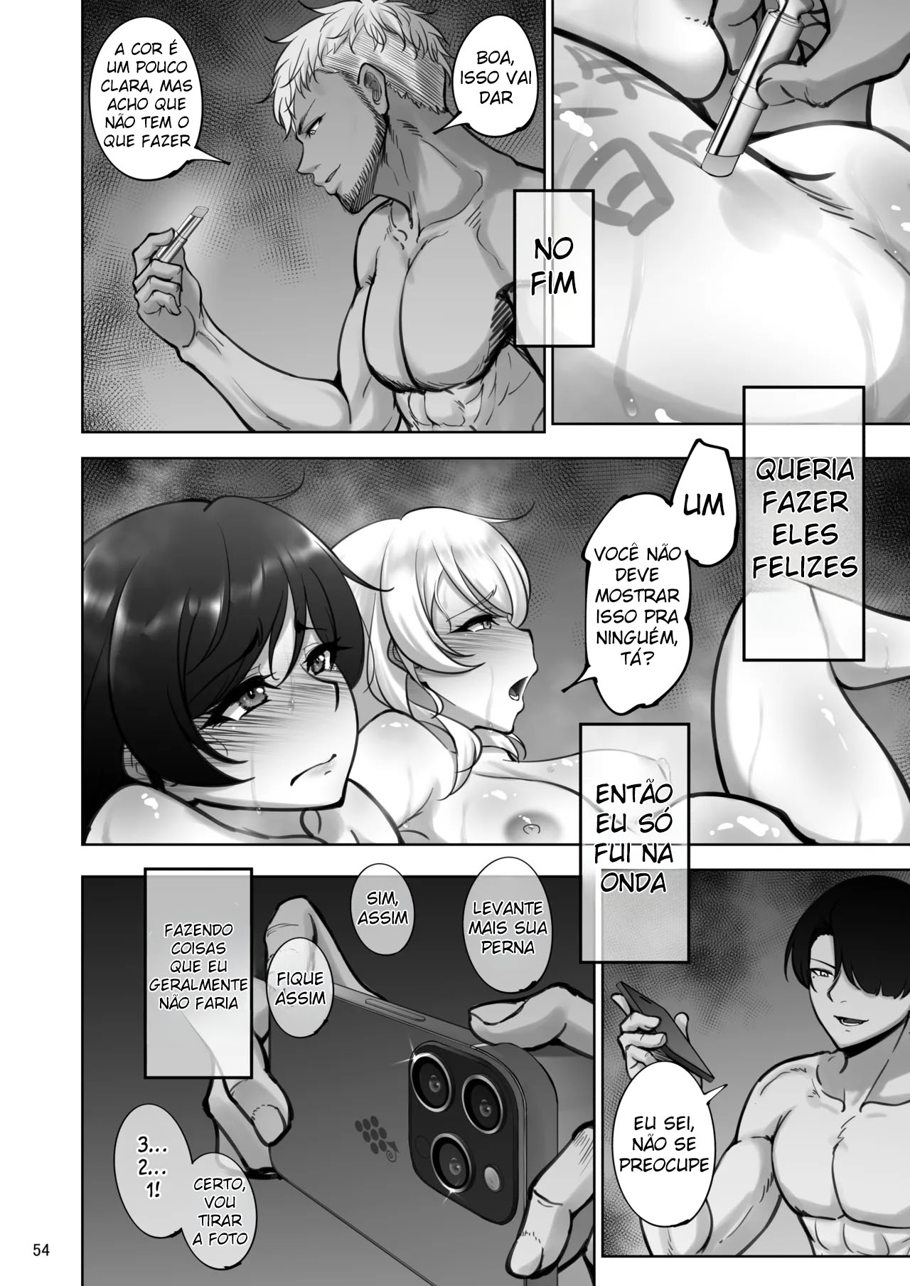 Os Registros Sexuais De Eli e Nozomi 1 — página 53