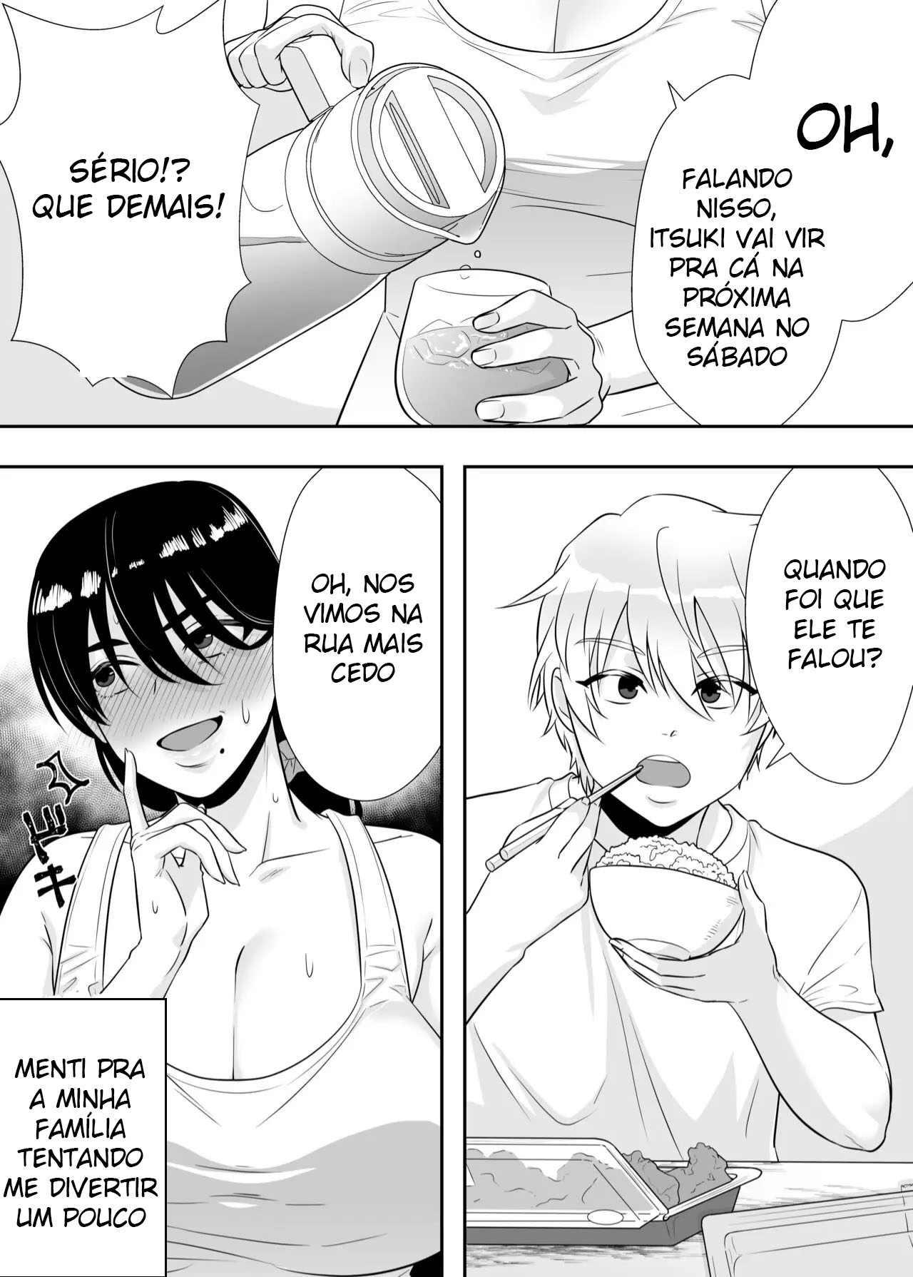 A Mãe Corajosa 2 ~ Até a Mamãe Voraz Sucumbir Ao Meu Pau Grande ~ — página 46