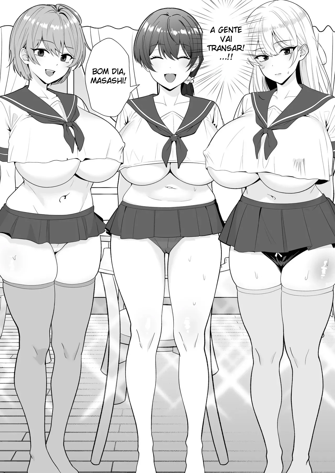 Harém de Mães 3 ~ Sexo Doce e Carinhoso de Uniforme com as Mães Que Eu Amo ~ — página 4