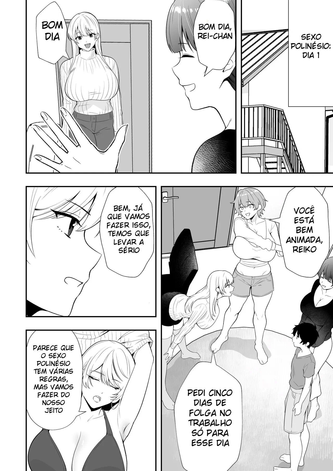 Harém de Mães 3 ~ Sexo Doce e Carinhoso de Uniforme com as Mães Que Eu Amo ~ — página 12