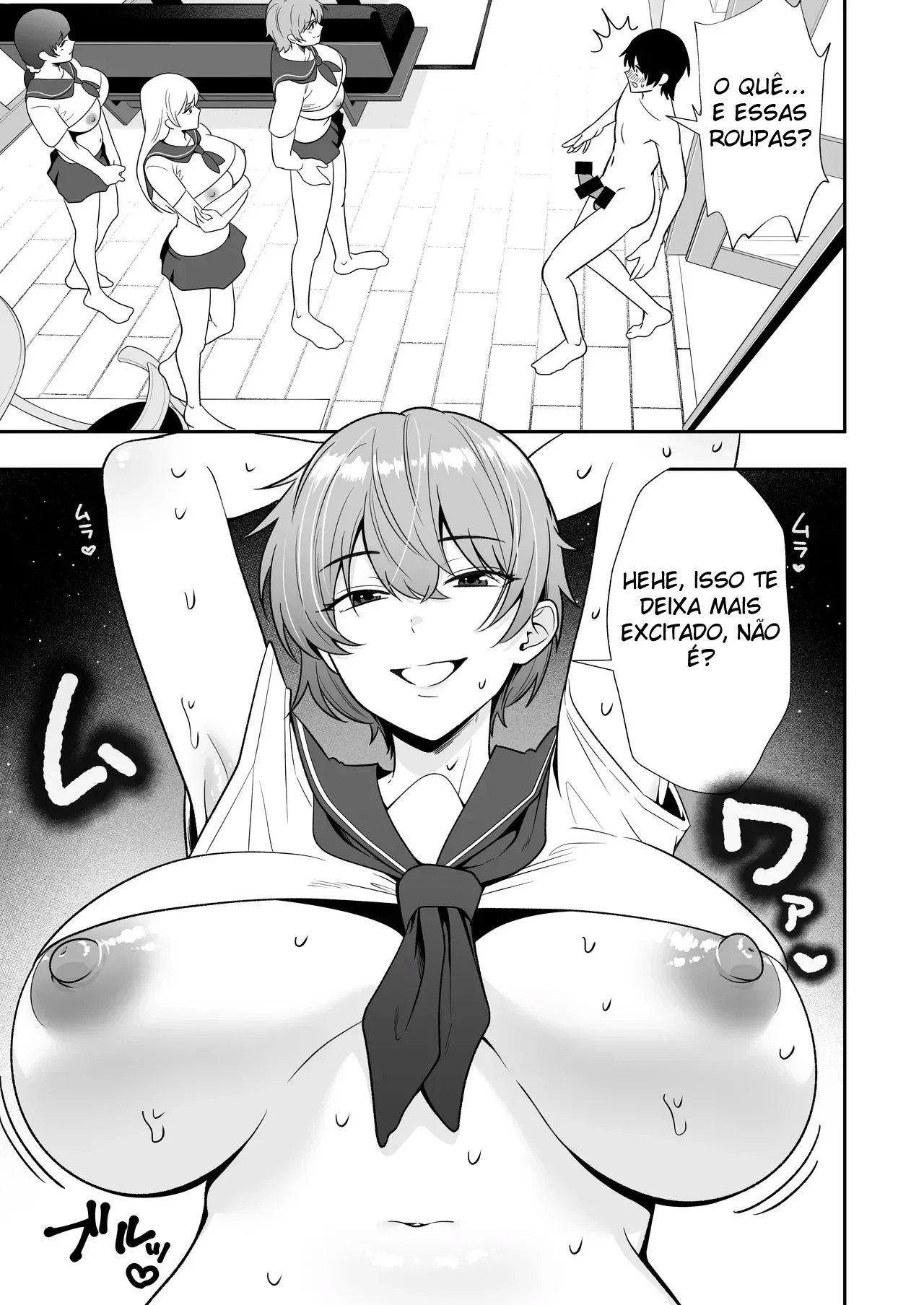 Harém de Mães 3 ~ Sexo Doce e Carinhoso de Uniforme com as Mães Que Eu Amo ~ — página 33