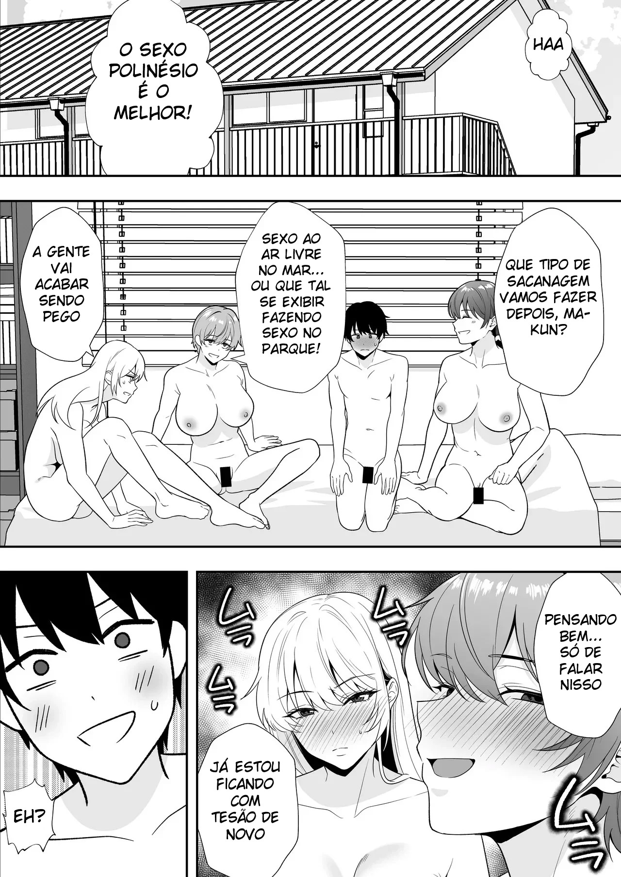 Harém de Mães 3 ~ Sexo Doce e Carinhoso de Uniforme com as Mães Que Eu Amo ~ — página 64