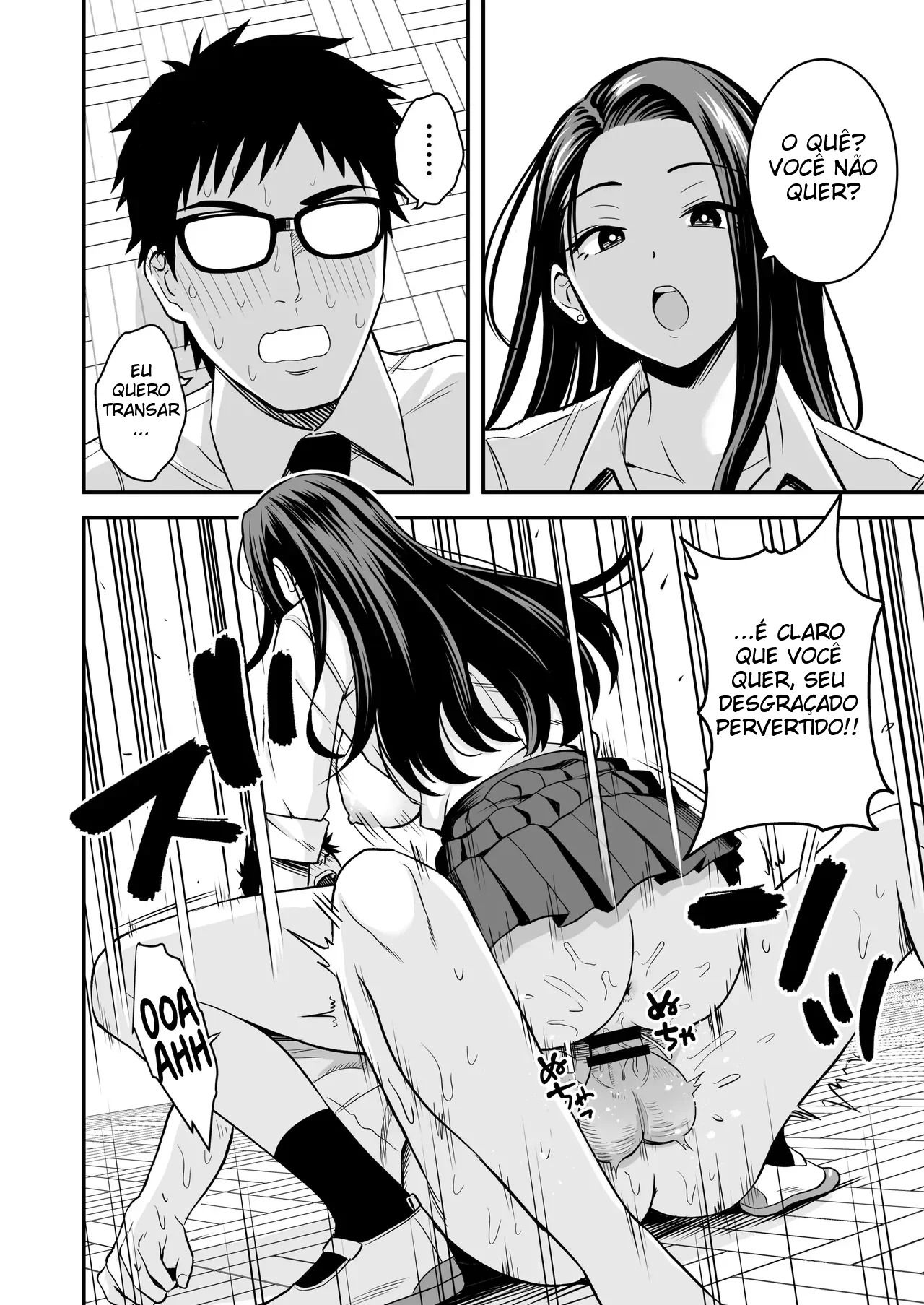 Quando Uma Gyaru Que Só Quer Transar Encontra Um Otaku Bem-Dotado — página 9