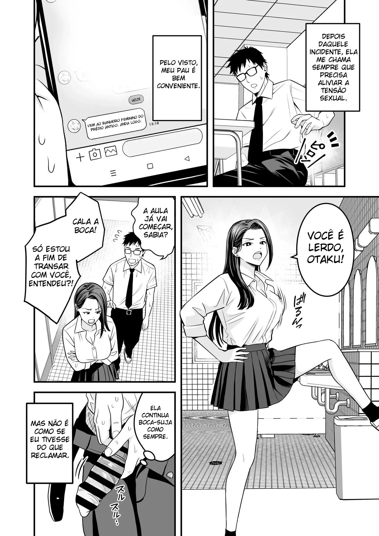 Quando Uma Gyaru Que Só Quer Transar Encontra Um Otaku Bem-Dotado — página 19
