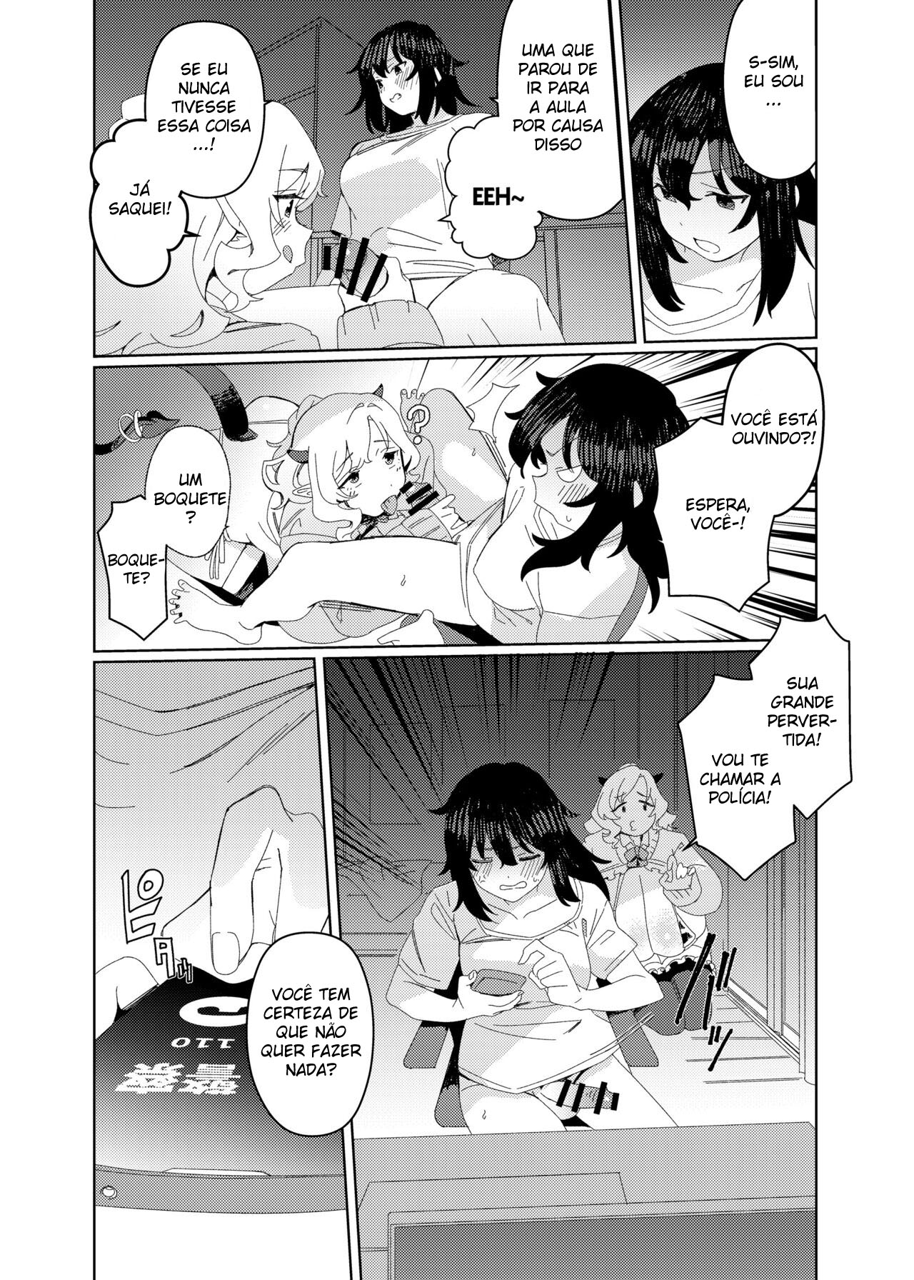 A Succubus Gyaru e a Nerd Futanari — página 8