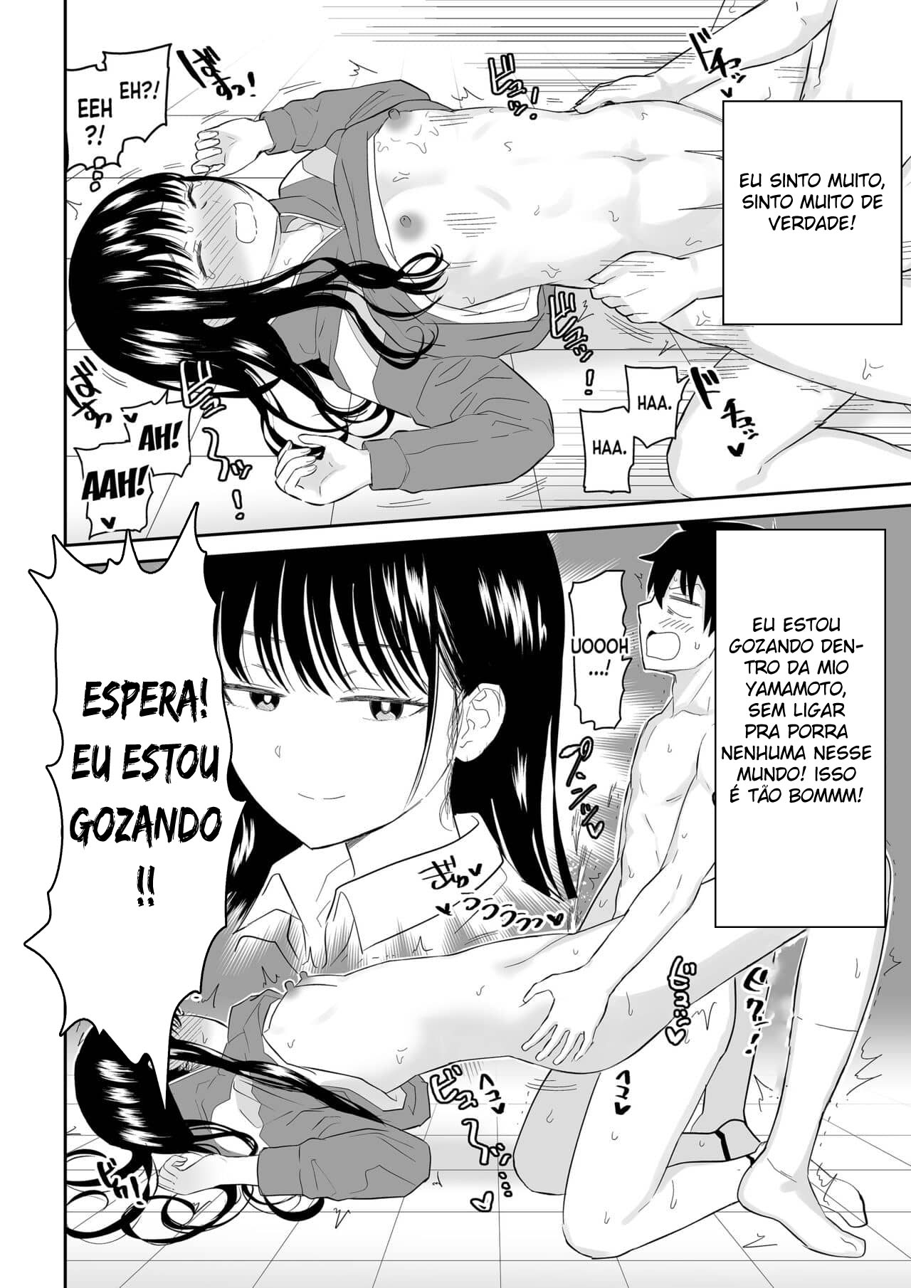 Sexo Com Tortura de Cócegas Com Uma Colegial Tsundere no Depósito Trancado do Ginásio! — página 36