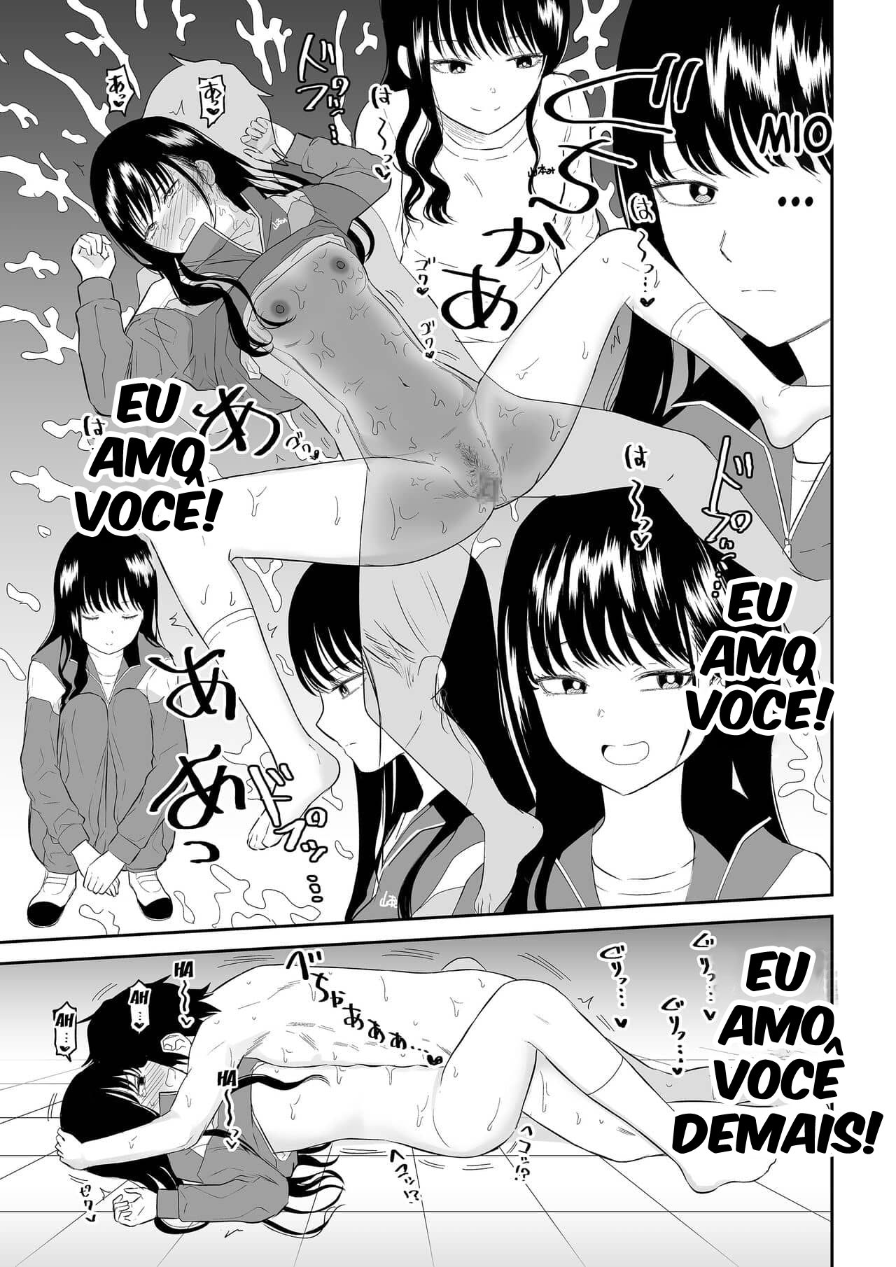 Sexo Com Tortura de Cócegas Com Uma Colegial Tsundere no Depósito Trancado do Ginásio! — página 37