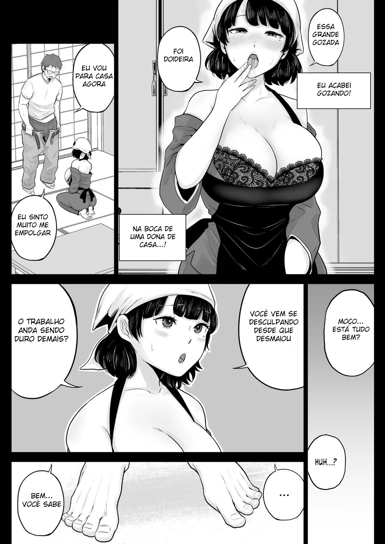 A História de Fazer Sexo Intenso Com a Bela Mulher Casada de Hakata da Loja de Bentos — página 12