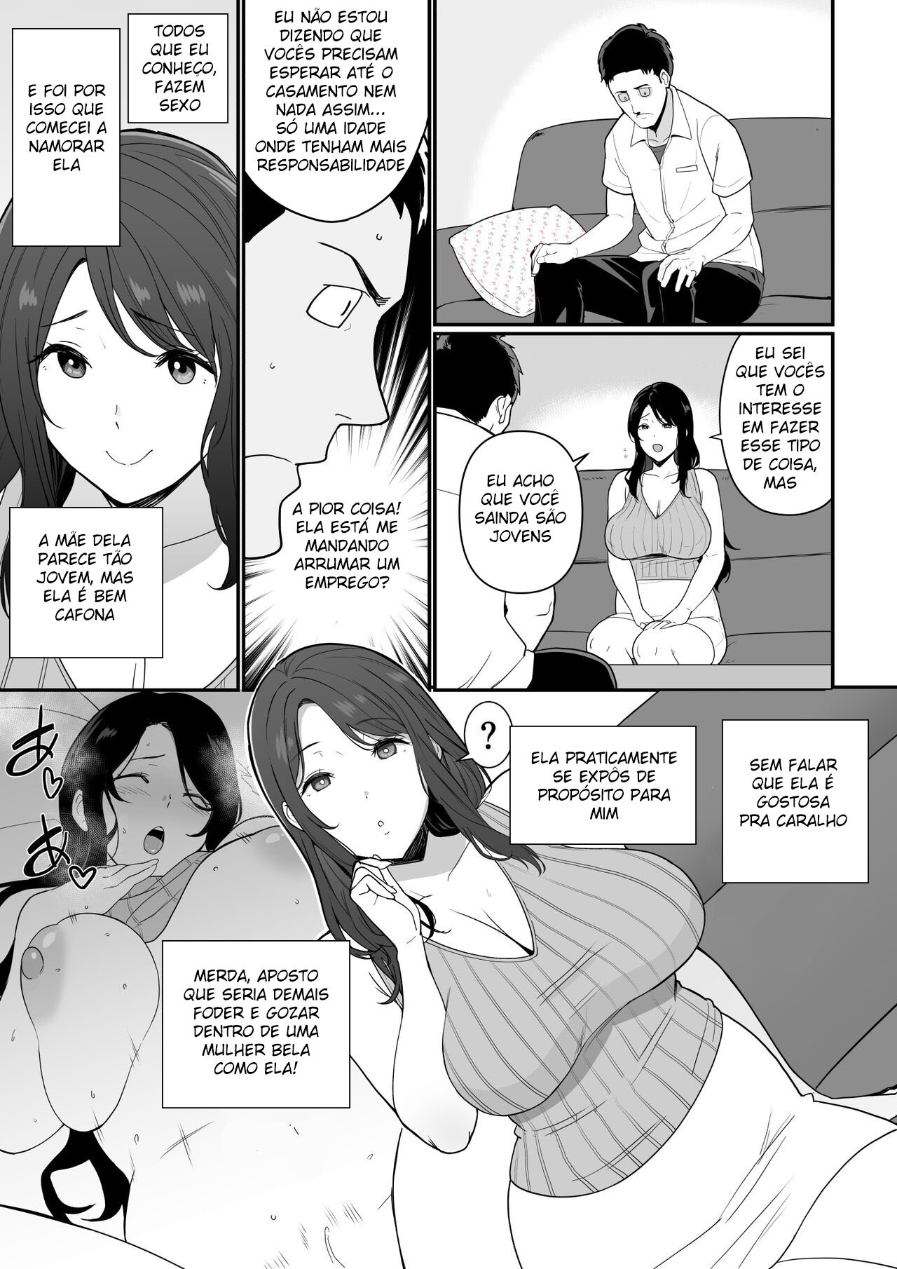 A Mãe da Minha Namorada é Tão Sexy Que Não Consigo Me Conter — página 6