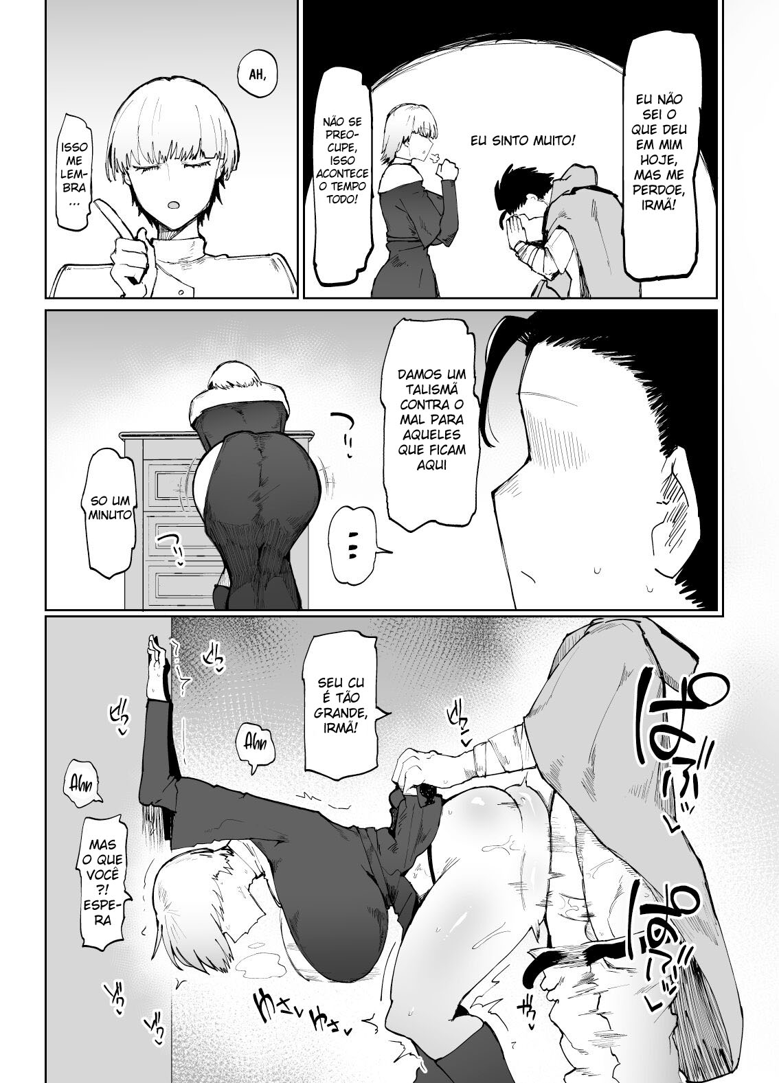 A Irmã Onahole de Olhos Puxados e Bunda Grande Que Absolutamente Não Consegue Engravidar — página 9