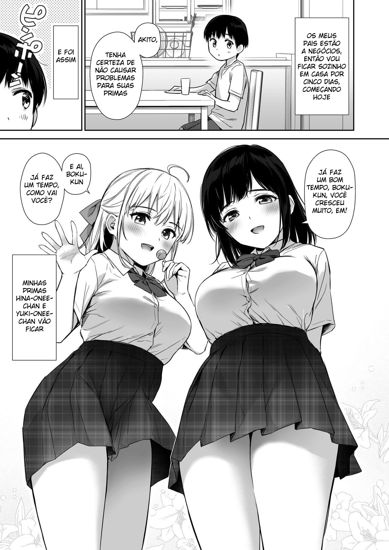 Nosso Segredo ~ Vou Treinar Minha Recém-Aprendida Experiência Sexual Com Minhas Primas Pervertidas, Em Casa E No Motel ~ — página 4