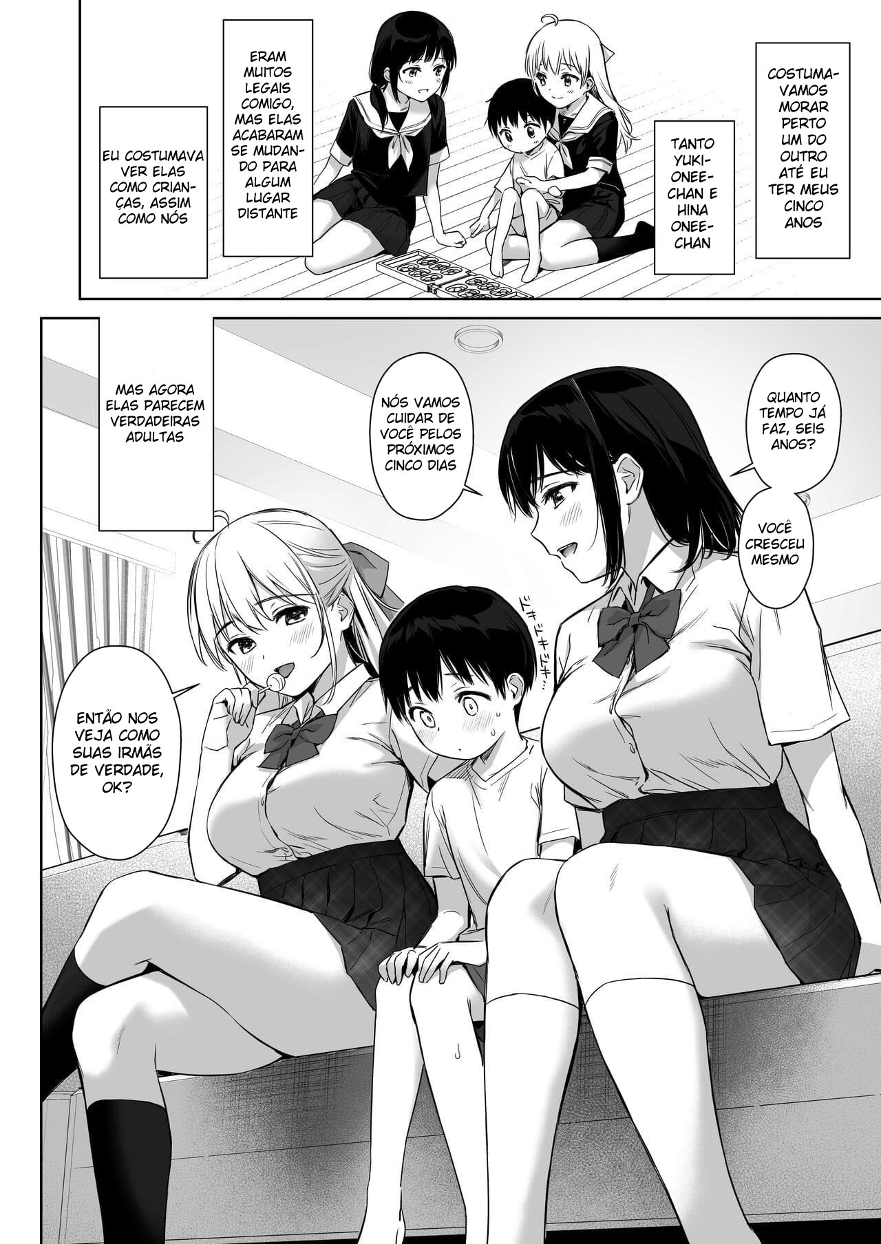 Nosso Segredo ~ Vou Treinar Minha Recém-Aprendida Experiência Sexual Com Minhas Primas Pervertidas, Em Casa E No Motel ~ — página 5