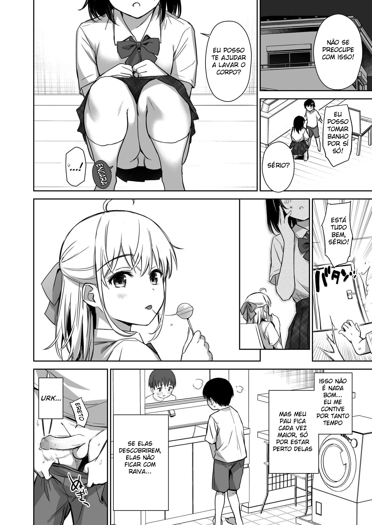 Nosso Segredo ~ Vou Treinar Minha Recém-Aprendida Experiência Sexual Com Minhas Primas Pervertidas, Em Casa E No Motel ~ — página 9