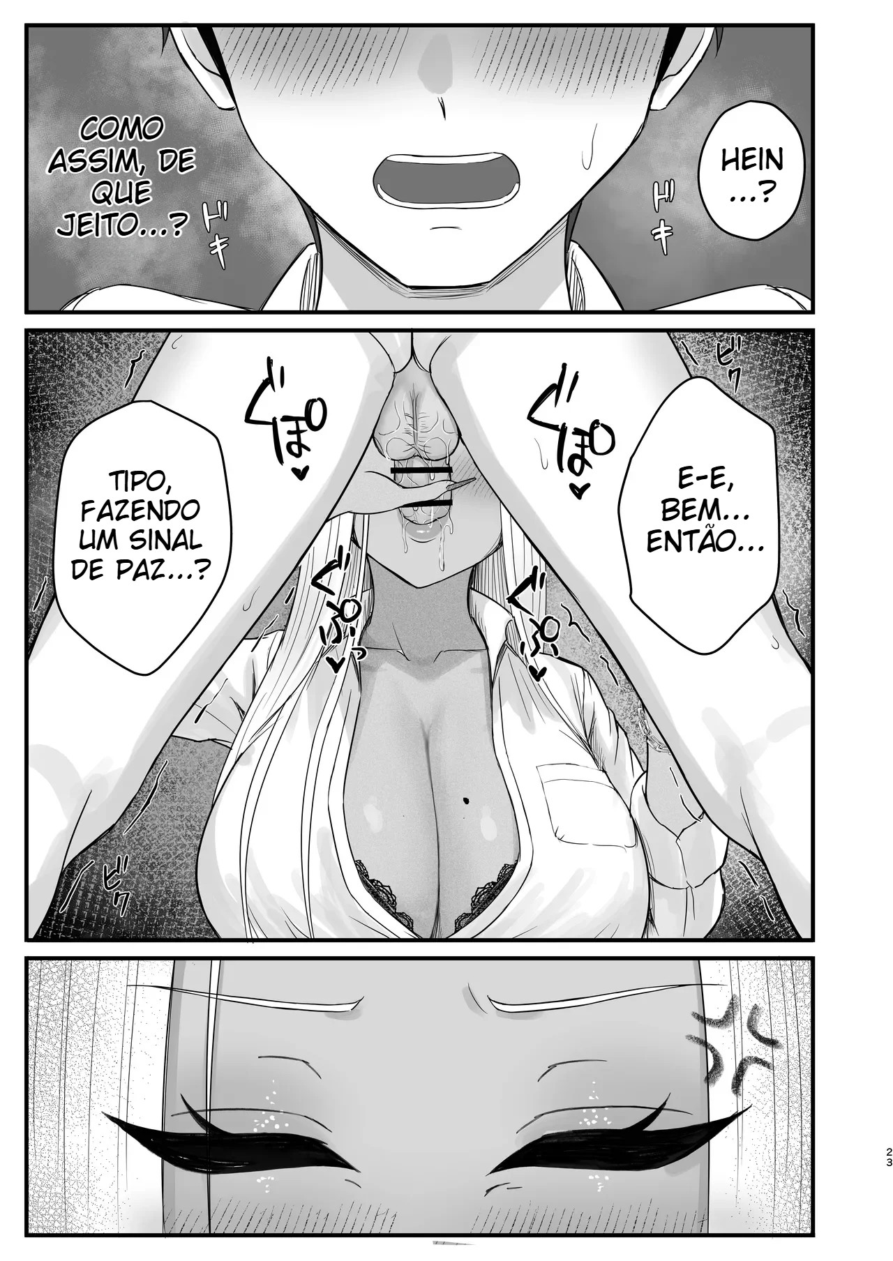 Minha Amiga Gyaru Que No Fundo Cede Fácil à Insistência — página 20