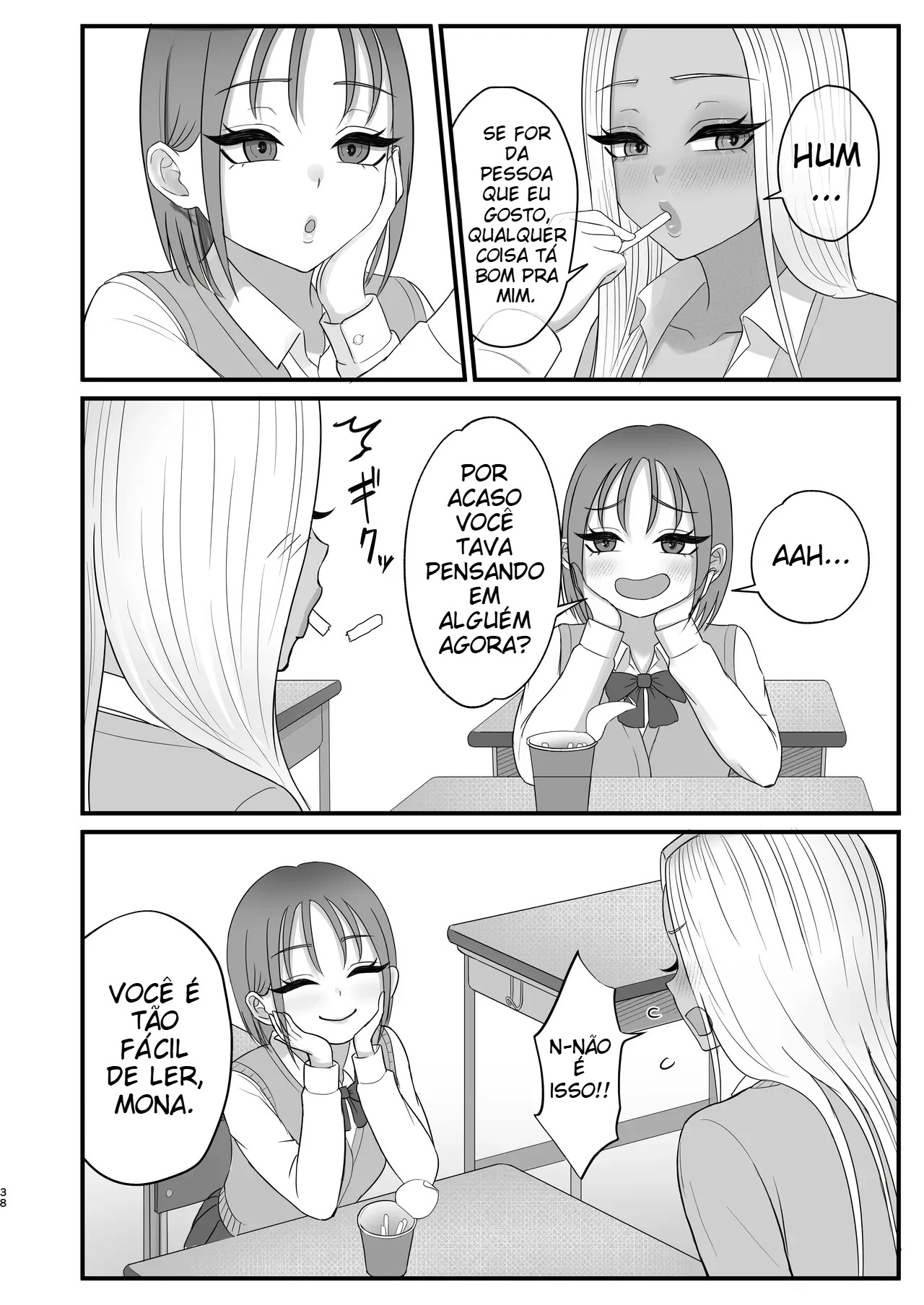 Minha Amiga Gyaru Que No Fundo Cede Fácil à Insistência — página 35