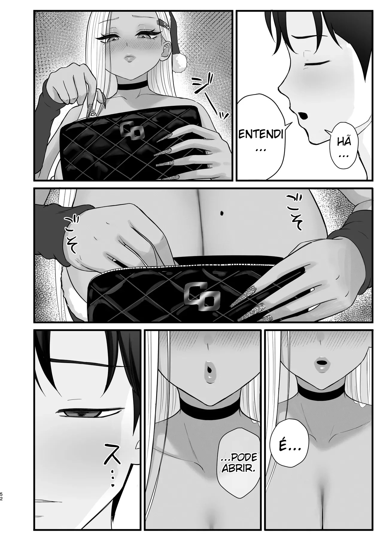 Minha Amiga Gyaru Que No Fundo Cede Fácil à Insistência — página 49