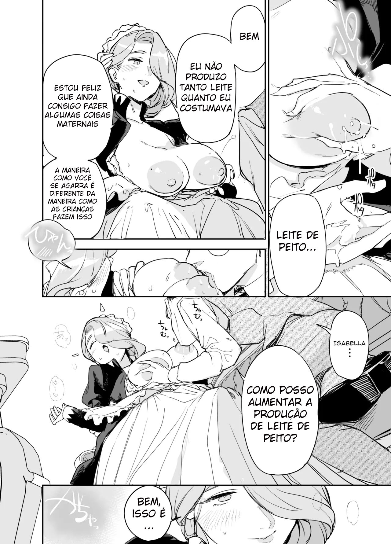A Primeira Vez Com Minha Empregada Isabella ~Se Deseja Meu Leite, Por Favor Me Engravide ~ — página 42