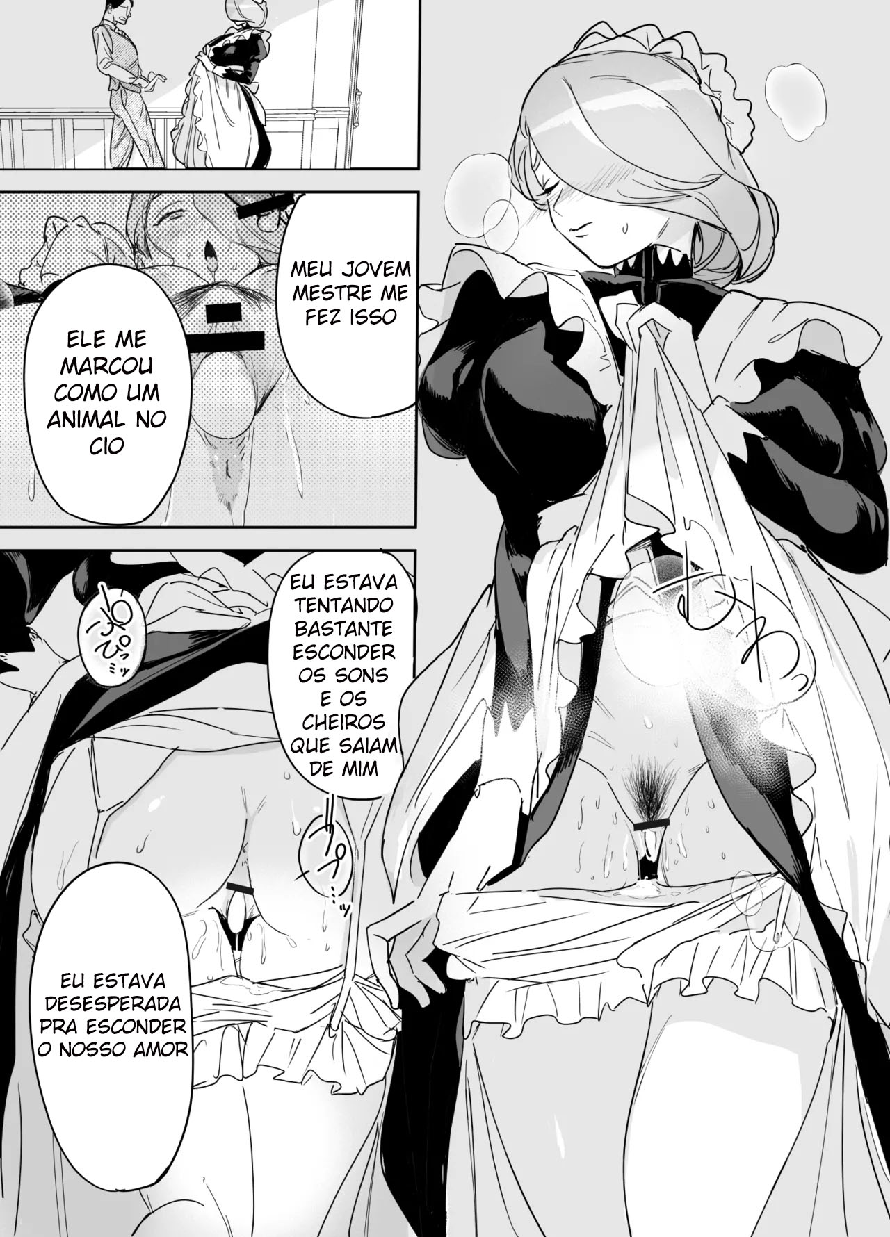 A Primeira Vez Com Minha Empregada Isabella ~Se Deseja Meu Leite, Por Favor Me Engravide ~ — página 61
