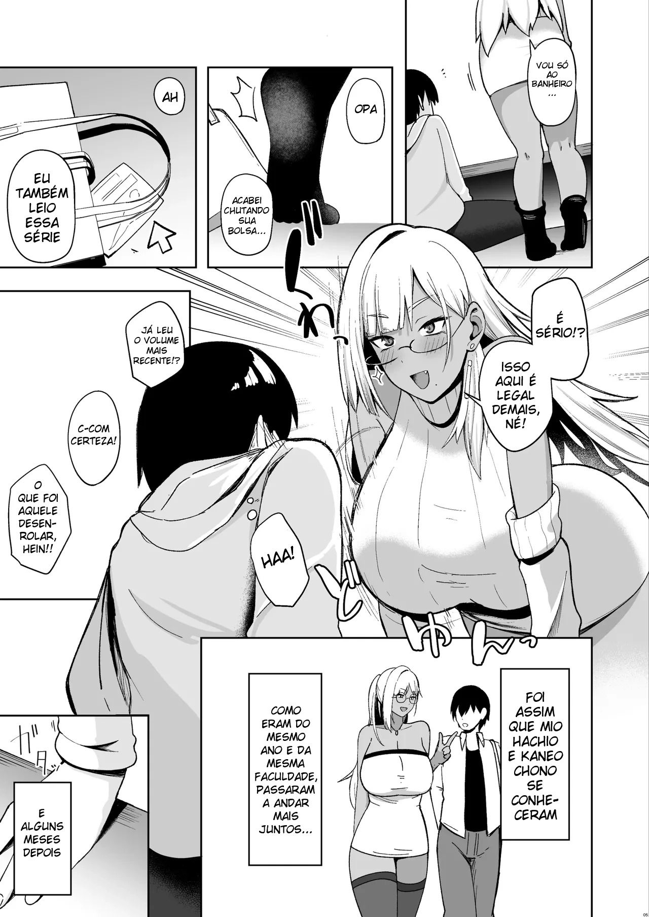 A História Sobre Fazer Sexo Sem Parar Com Uma Garota Gyaru Que por Algum Motivo Estava no Clube de Literatura — página 4