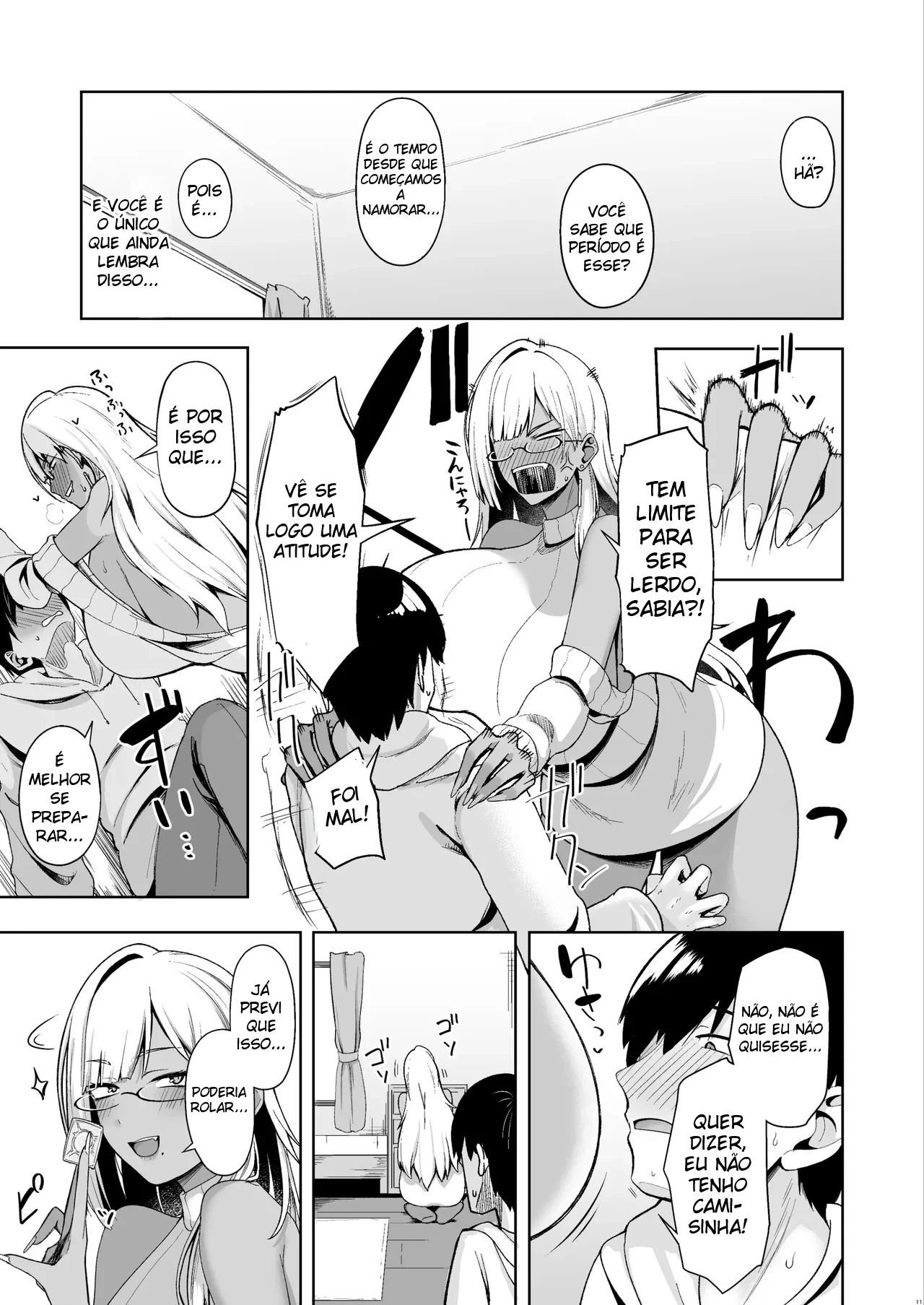 A História Sobre Fazer Sexo Sem Parar Com Uma Garota Gyaru Que por Algum Motivo Estava no Clube de Literatura — página 10
