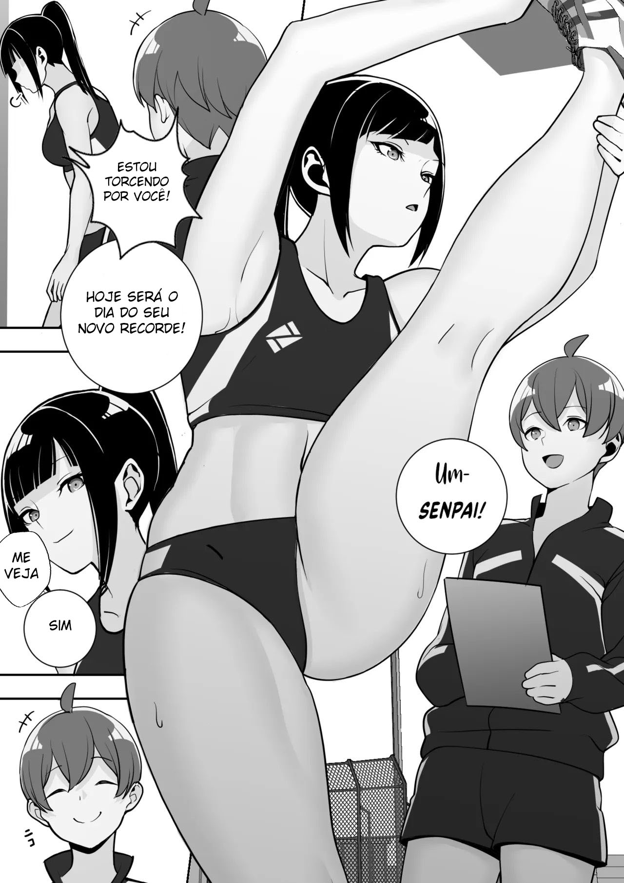 Eu Fiz Lavagem Cerebral em Minha Amada Senpai do Atletismo e a Tornei Minha Mulher Perfeita — página 5