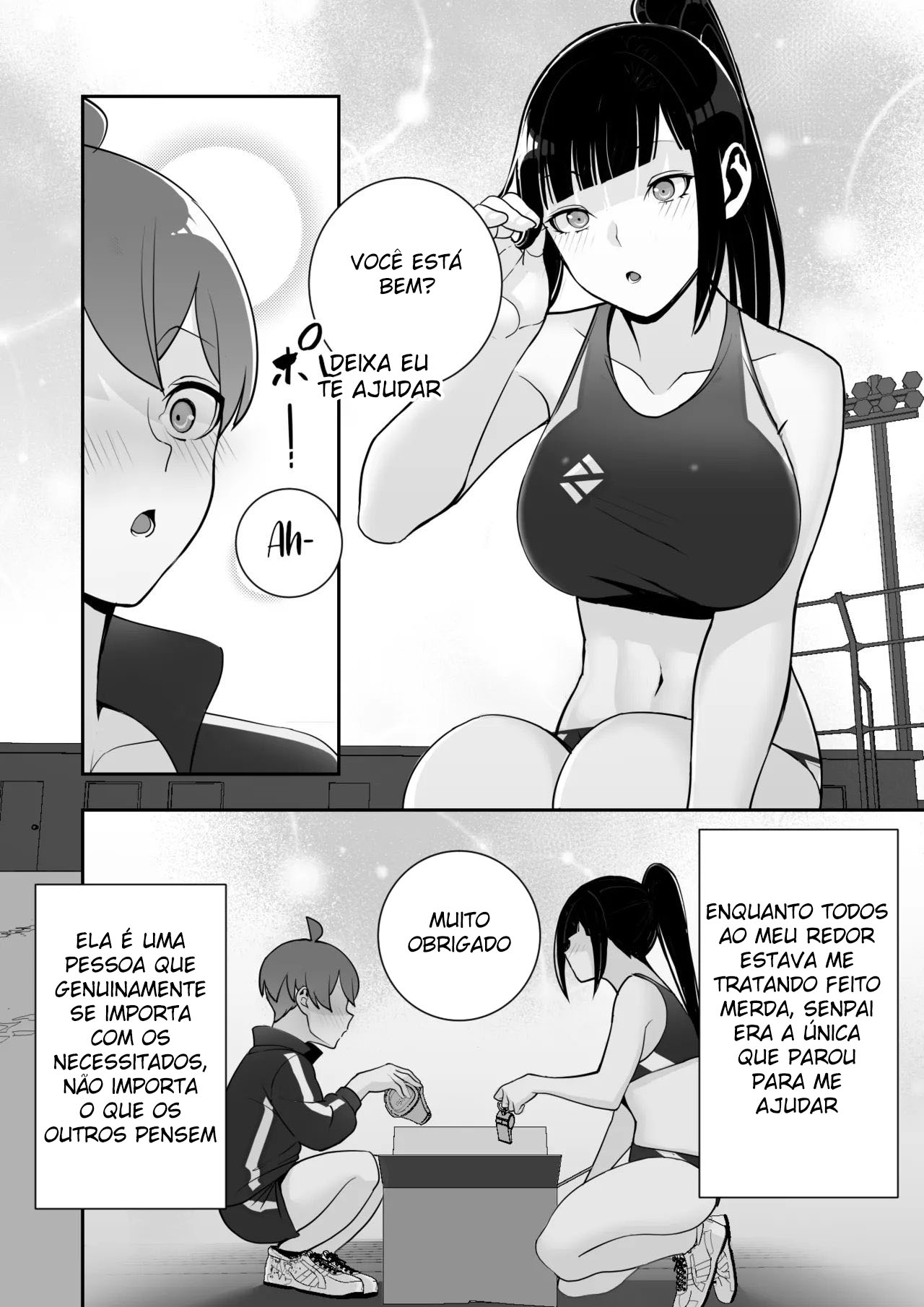 Eu Fiz Lavagem Cerebral em Minha Amada Senpai do Atletismo e a Tornei Minha Mulher Perfeita — página 38