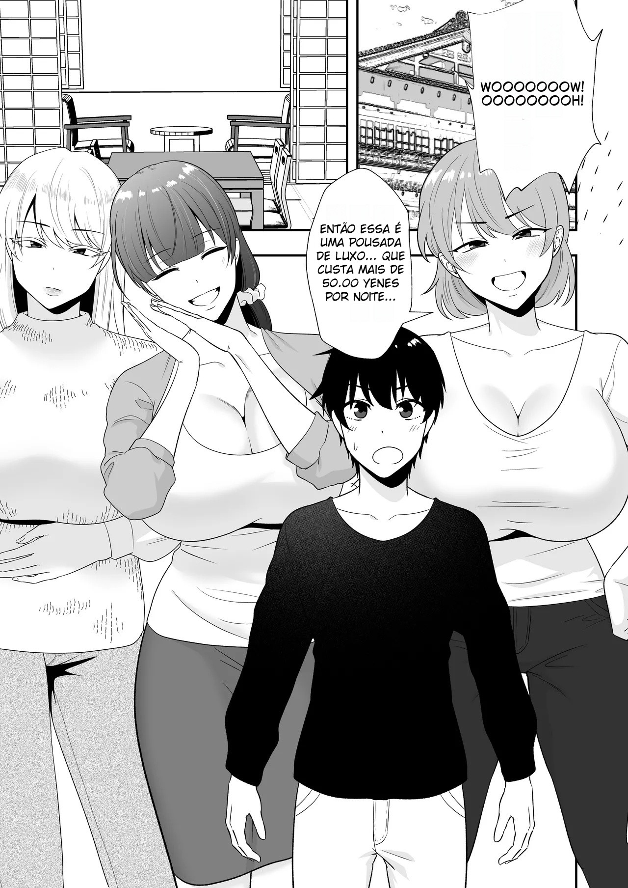 Harém de Mães 2 ~ Viagem Picante às Fontes Termais: Transbordando de Esperma ~ — página 26