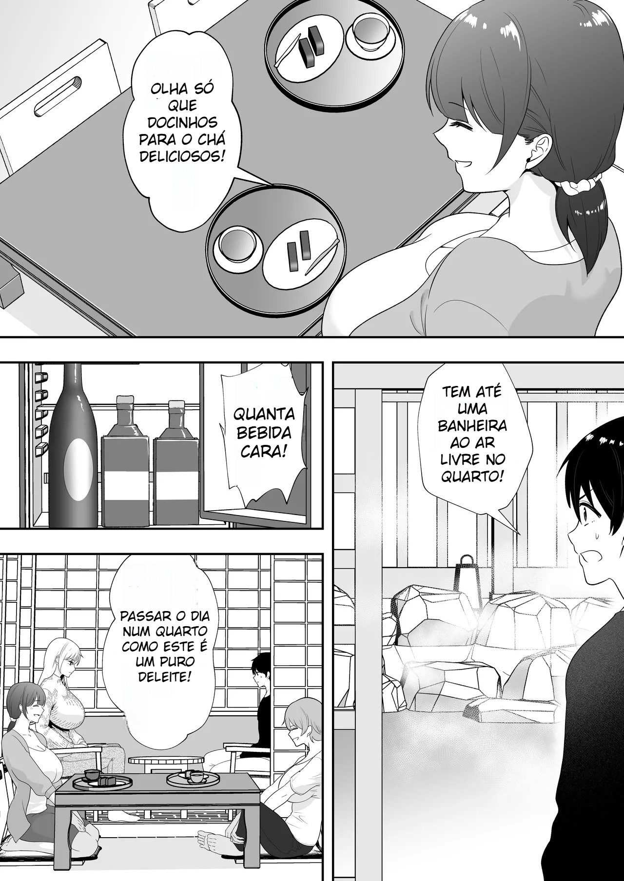 Harém de Mães 2 ~ Viagem Picante às Fontes Termais: Transbordando de Esperma ~ — página 27