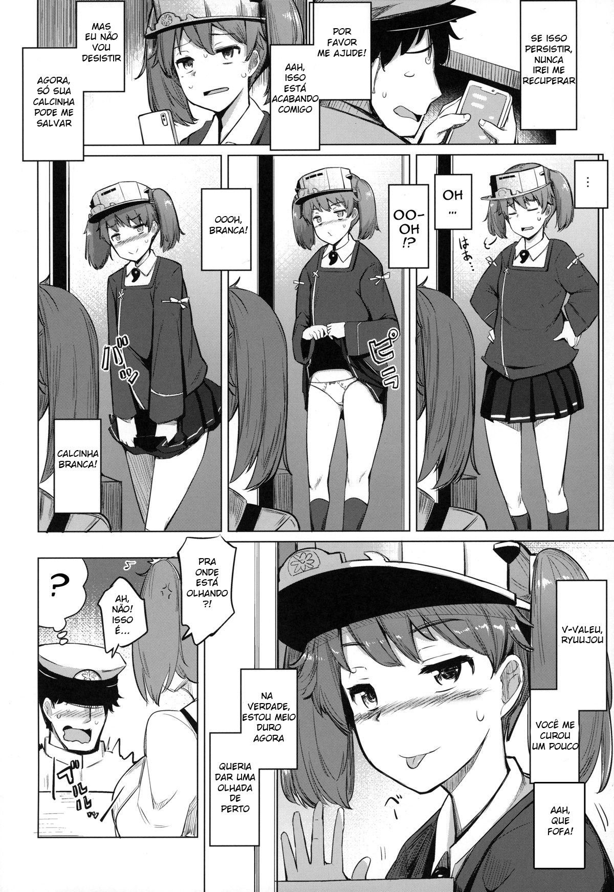 Quando Estou Cansado do Trabalho, Chamo a Ryuujou para Me Relaxar — página 4