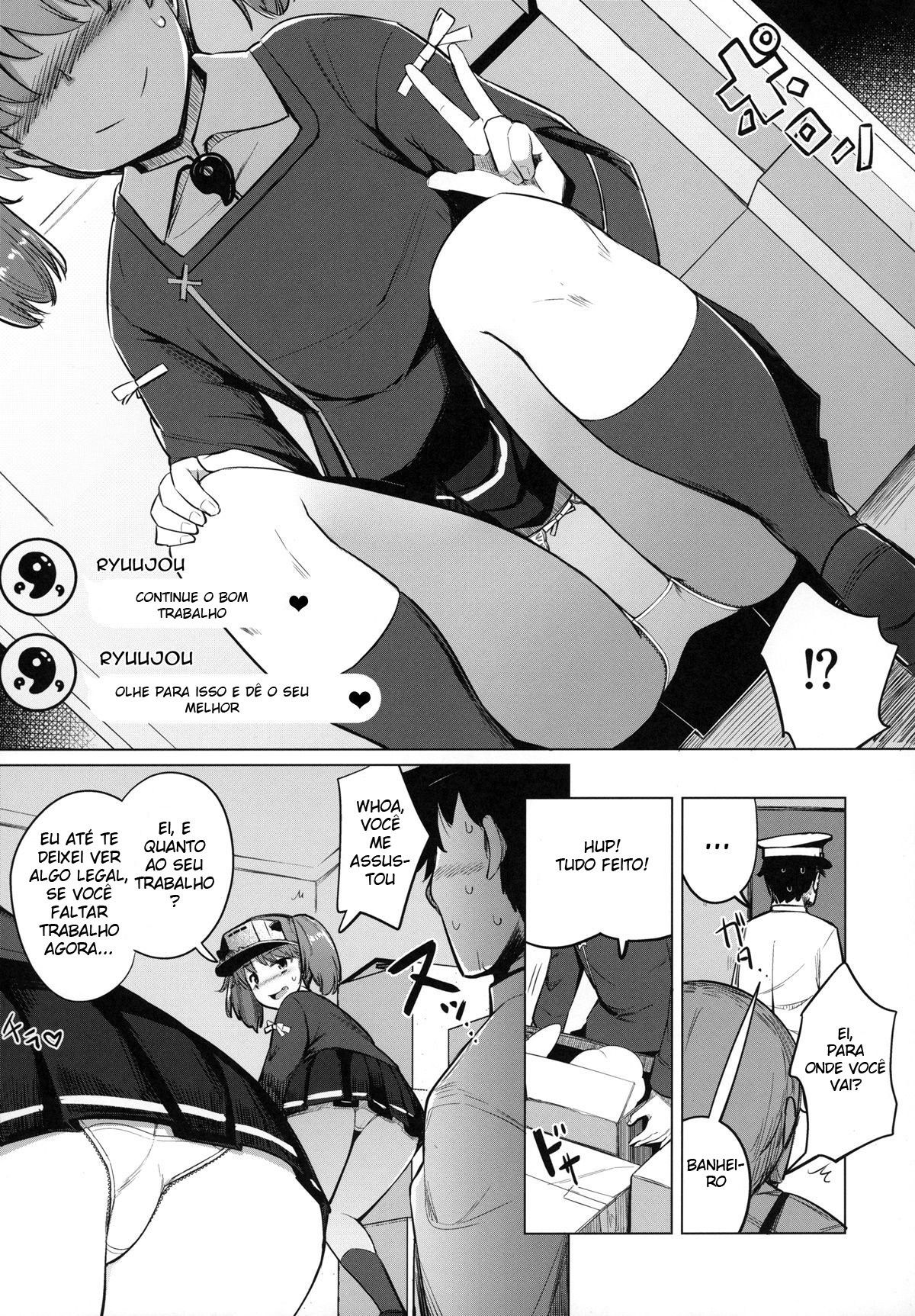 Quando Estou Cansado do Trabalho, Chamo a Ryuujou para Me Relaxar — página 5