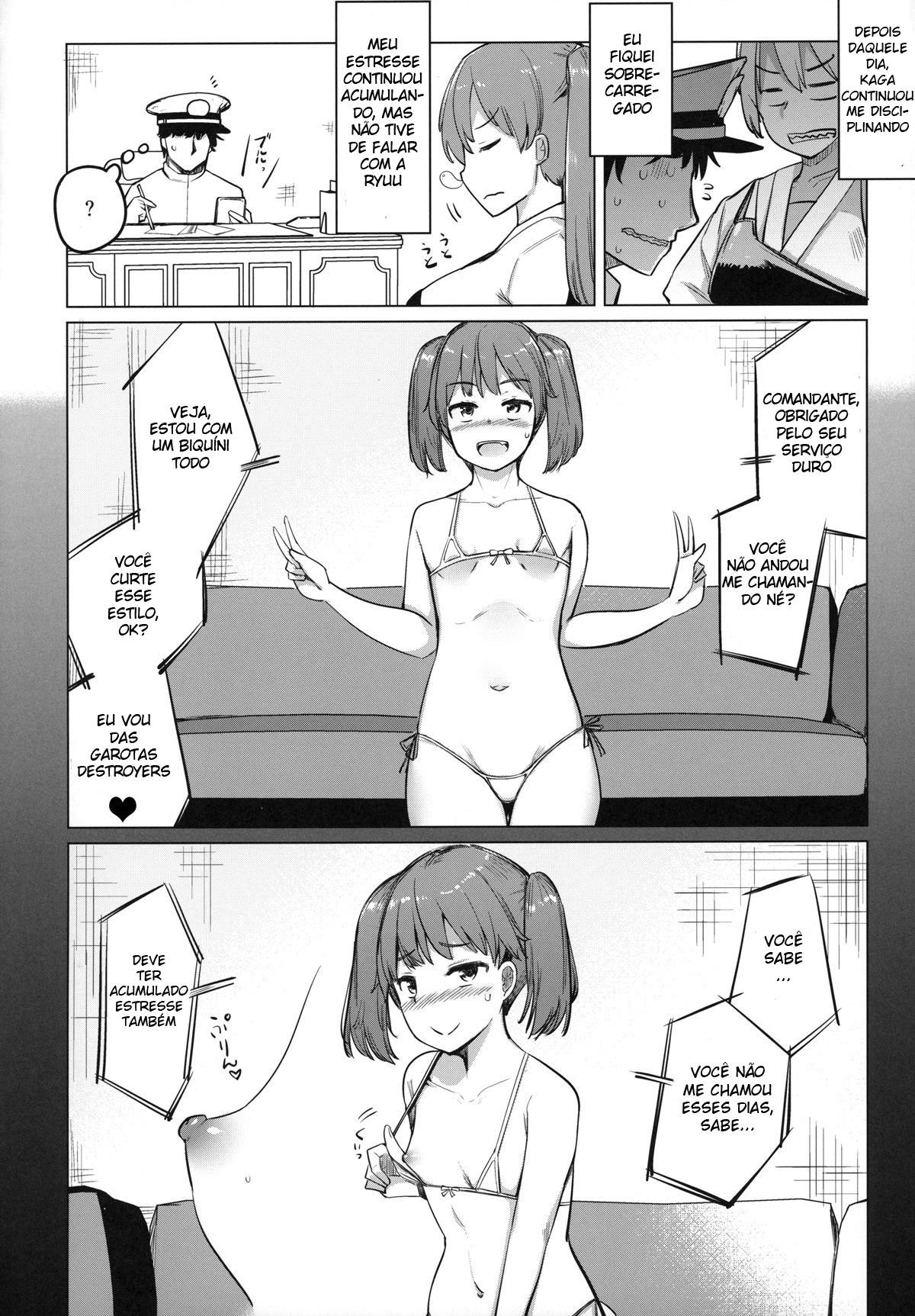 Quando Estou Cansado do Trabalho, Chamo a Ryuujou para Me Relaxar — página 20