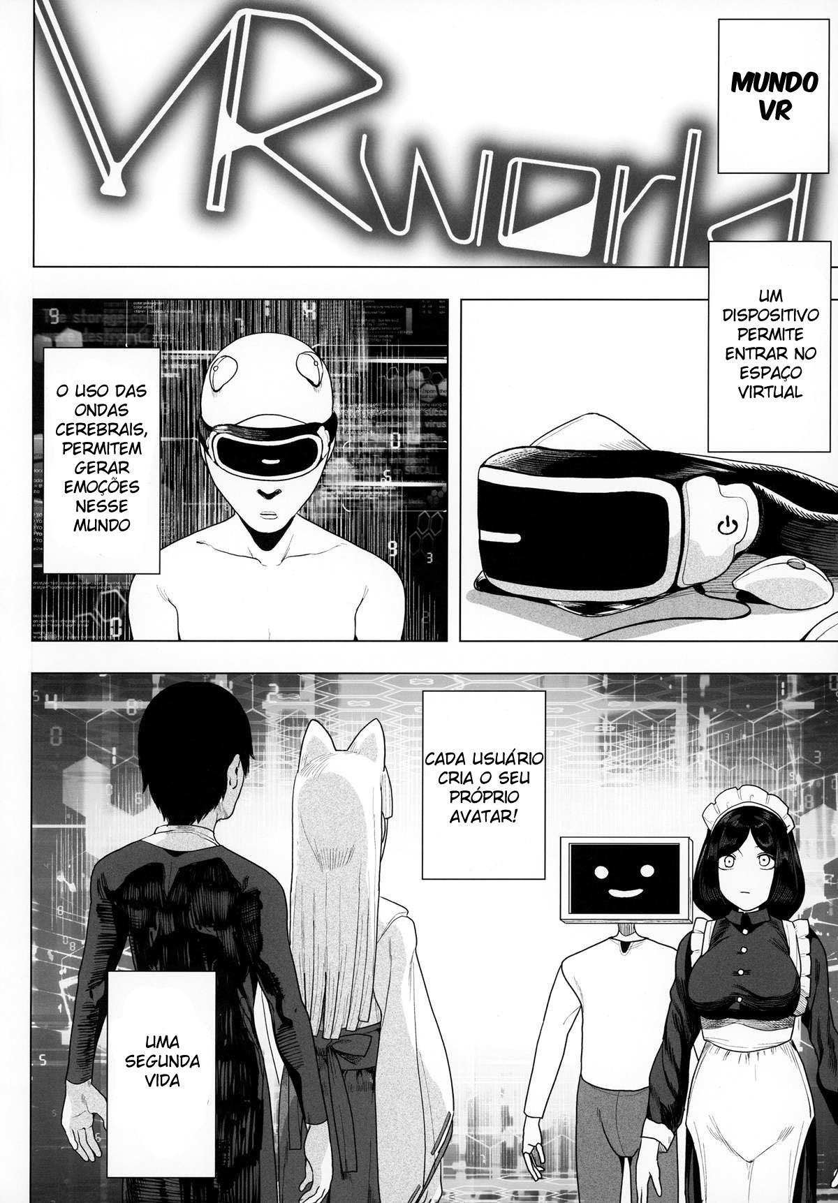 Princesa Cyberbrain – Uma garota que é fodida em realidade virtual — página 2