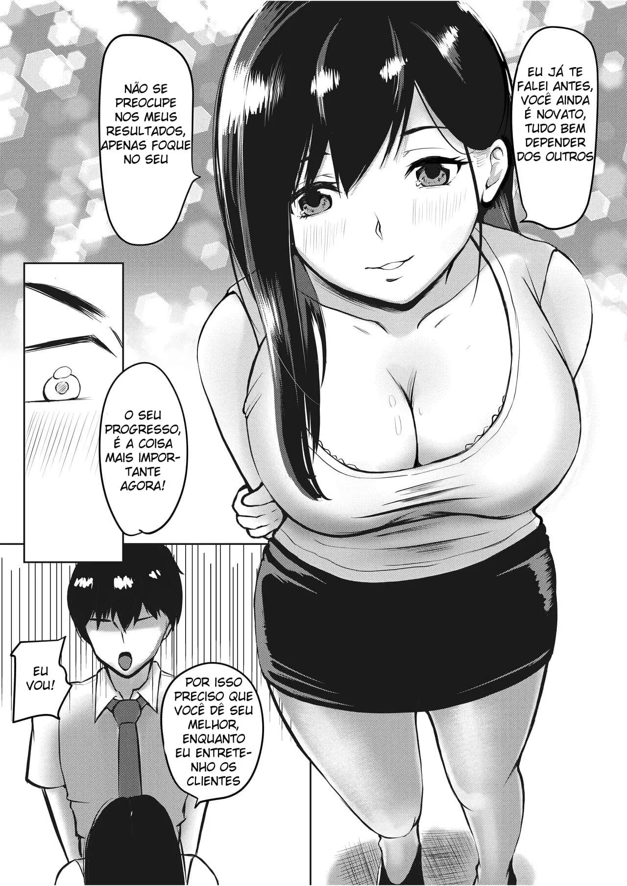 A Senpai Séria faz Hora Extra Enquanto é Forçada a Gozar Até de Manhã — página 8