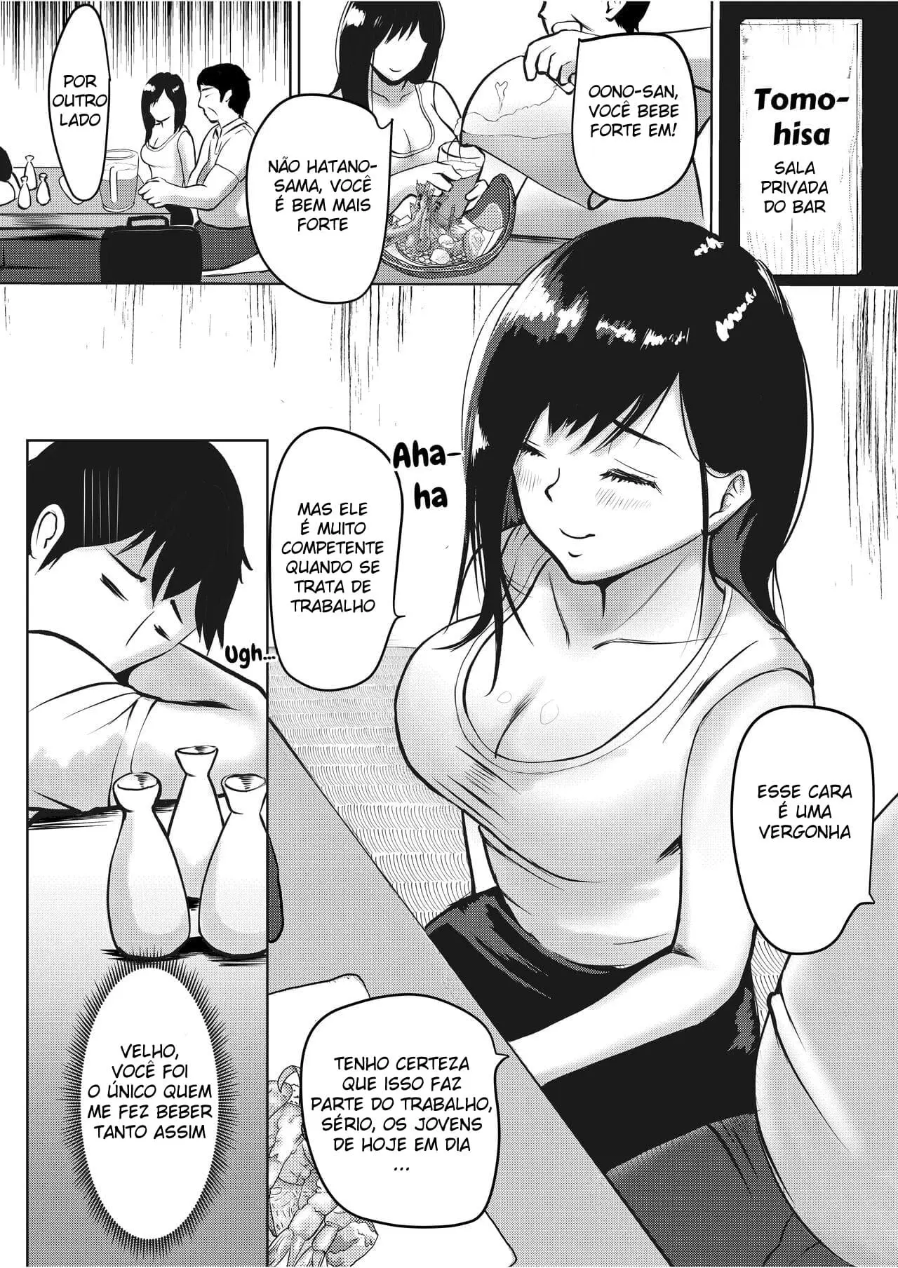A Senpai Séria faz Hora Extra Enquanto é Forçada a Gozar Até de Manhã — página 9