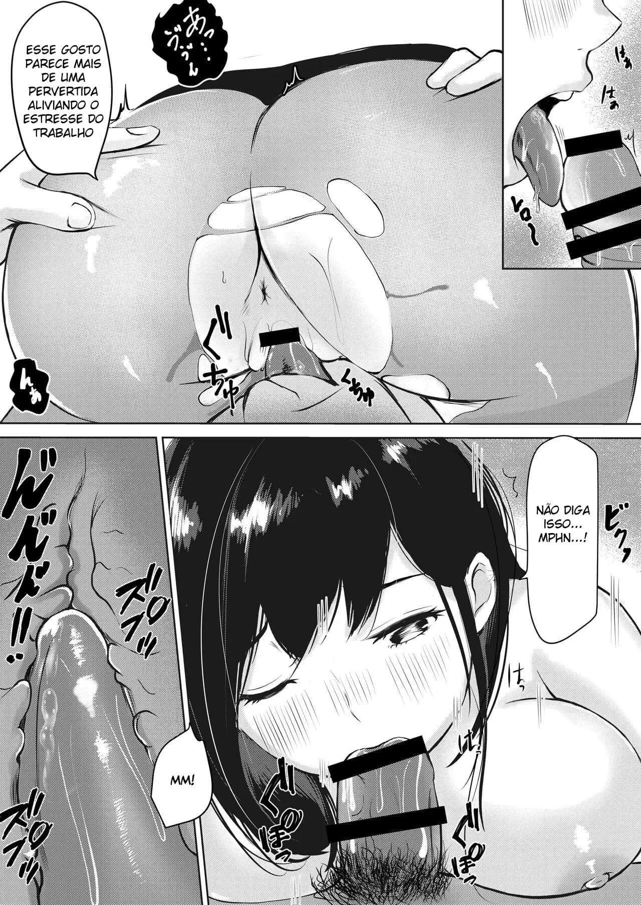 A Senpai Séria faz Hora Extra Enquanto é Forçada a Gozar Até de Manhã — página 23