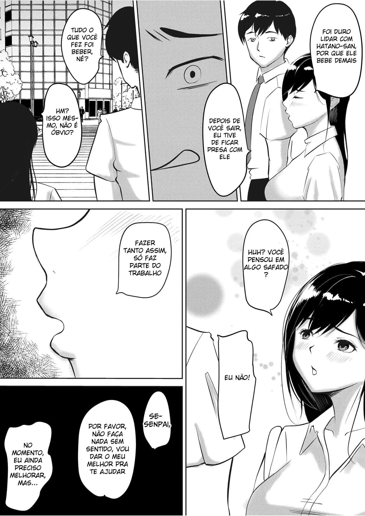 A Senpai Séria faz Hora Extra Enquanto é Forçada a Gozar Até de Manhã — página 41